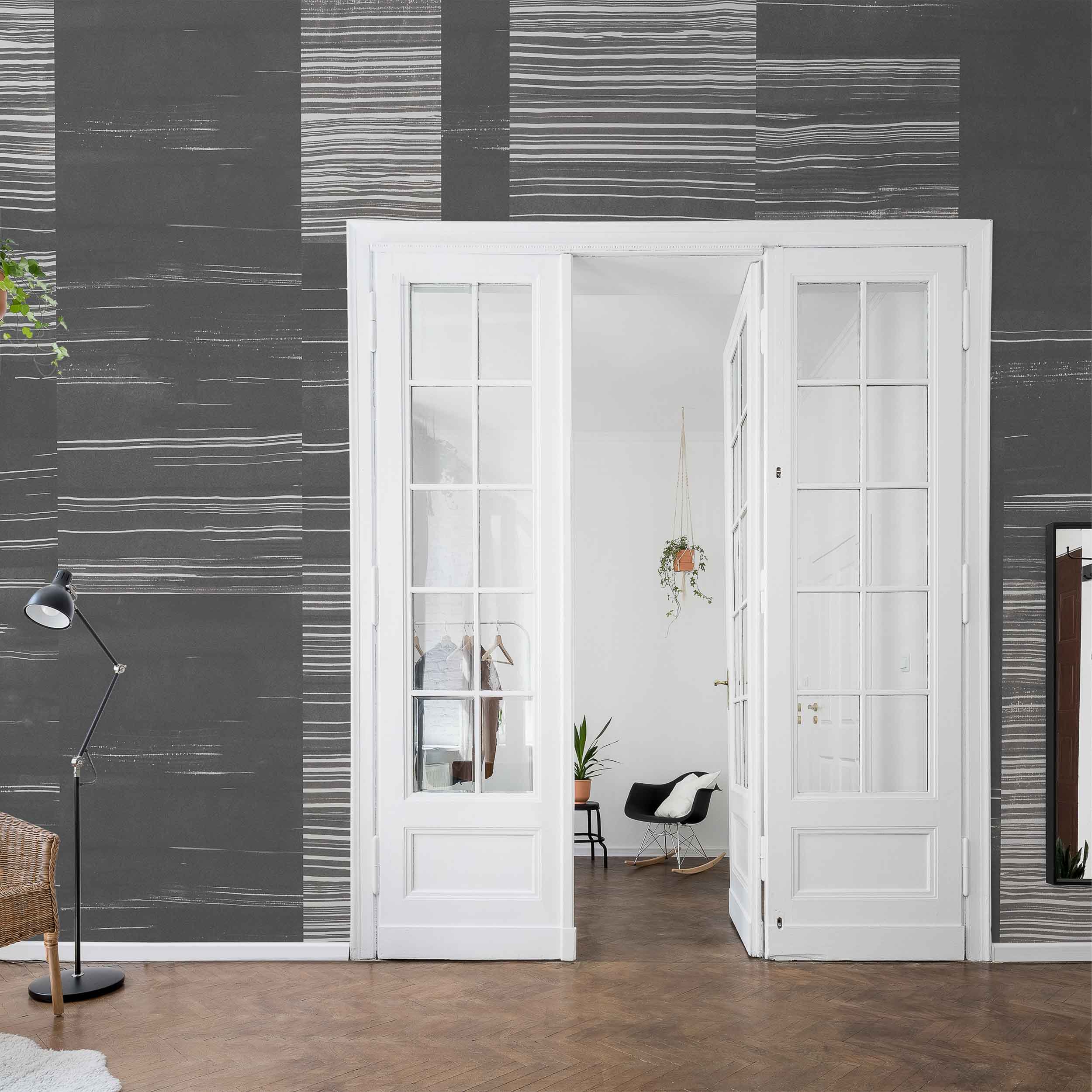 Coordonné Geo Earth Layers Metallics behang A00162 sfeer afbeelding 1