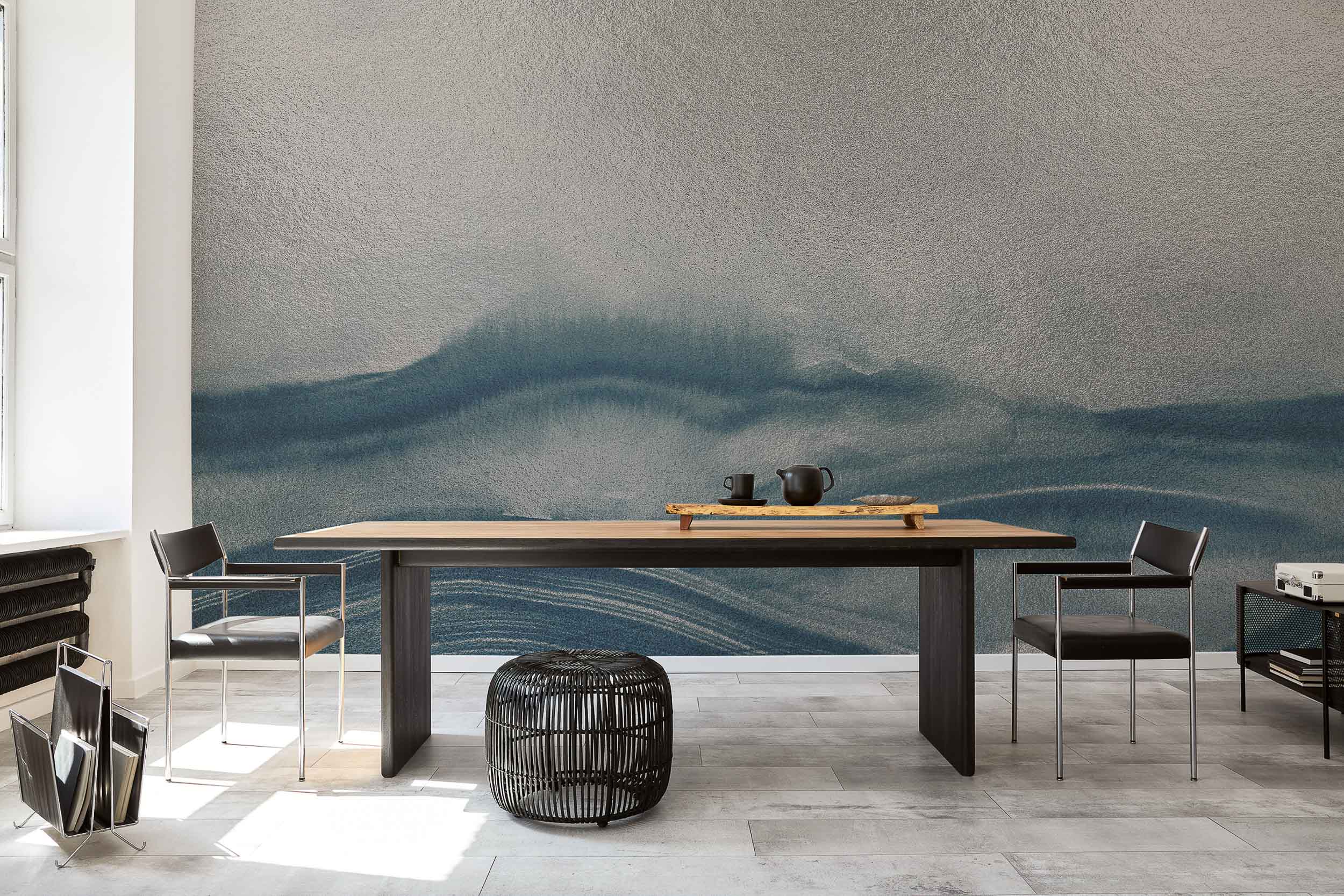 Coordonné Geo Atmospheric Haze Metallics behang A00167 sfeer afbeelding 1