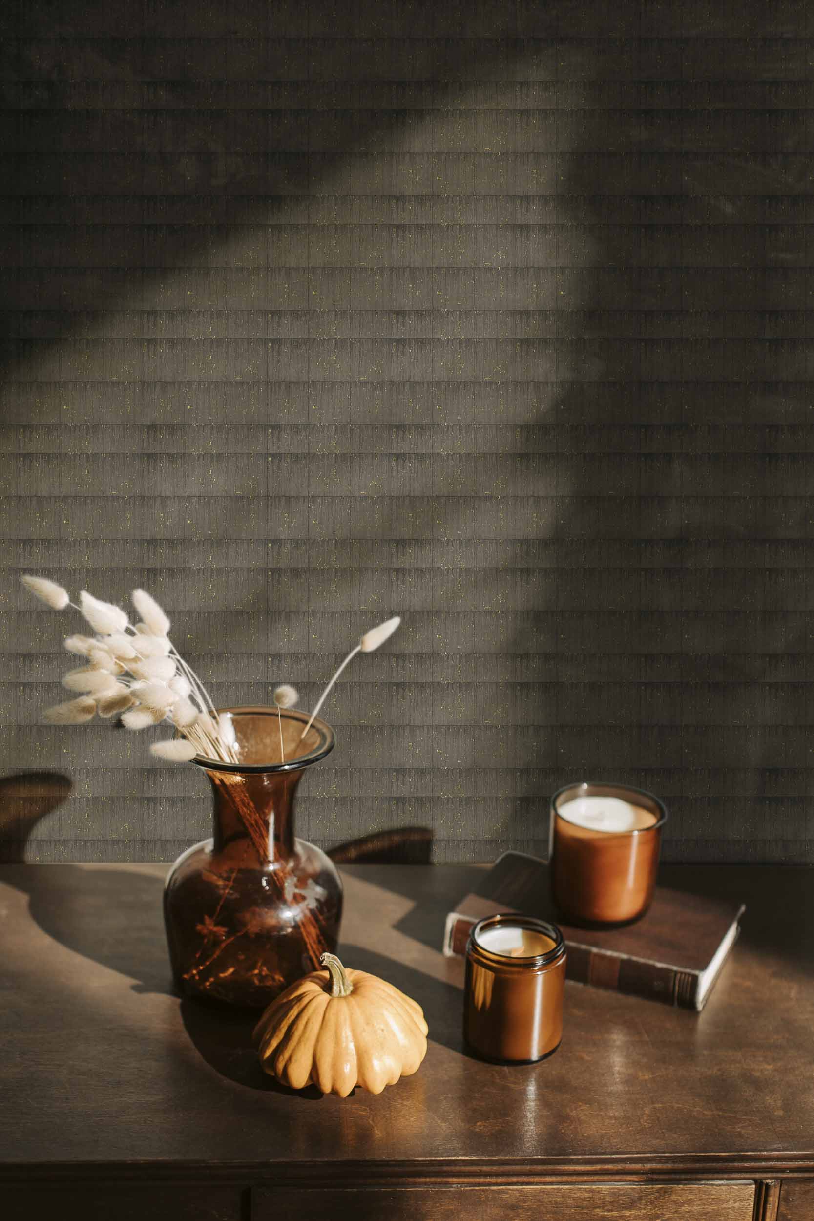 Coordonné Woodcraft Tiles Cork behang A00407 sfeer afbeelding 3