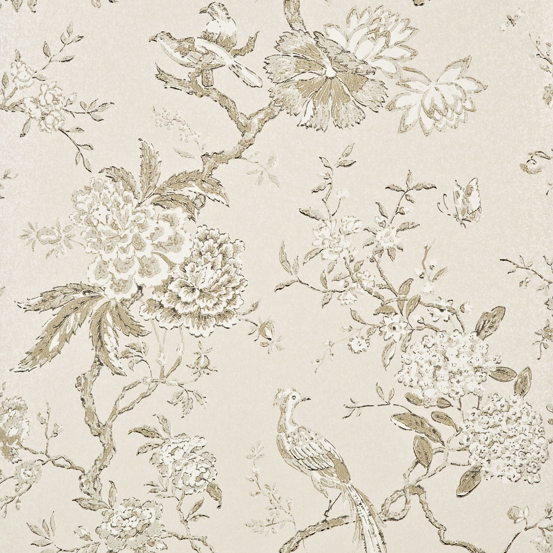 GP & J Baker Oriental Bird Behang BW45029/1