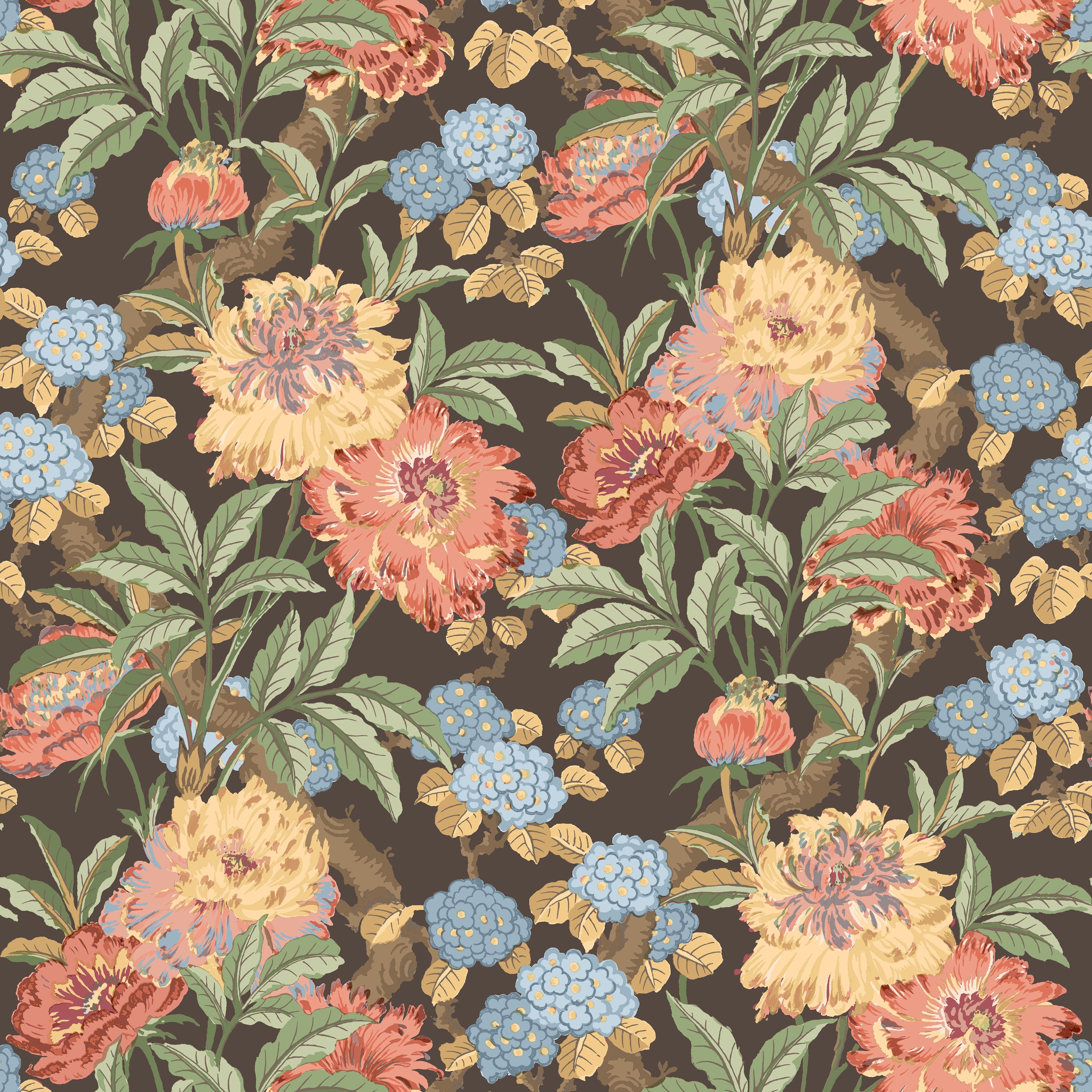 GP & J Baker Summer Peony Behang BW45095/8