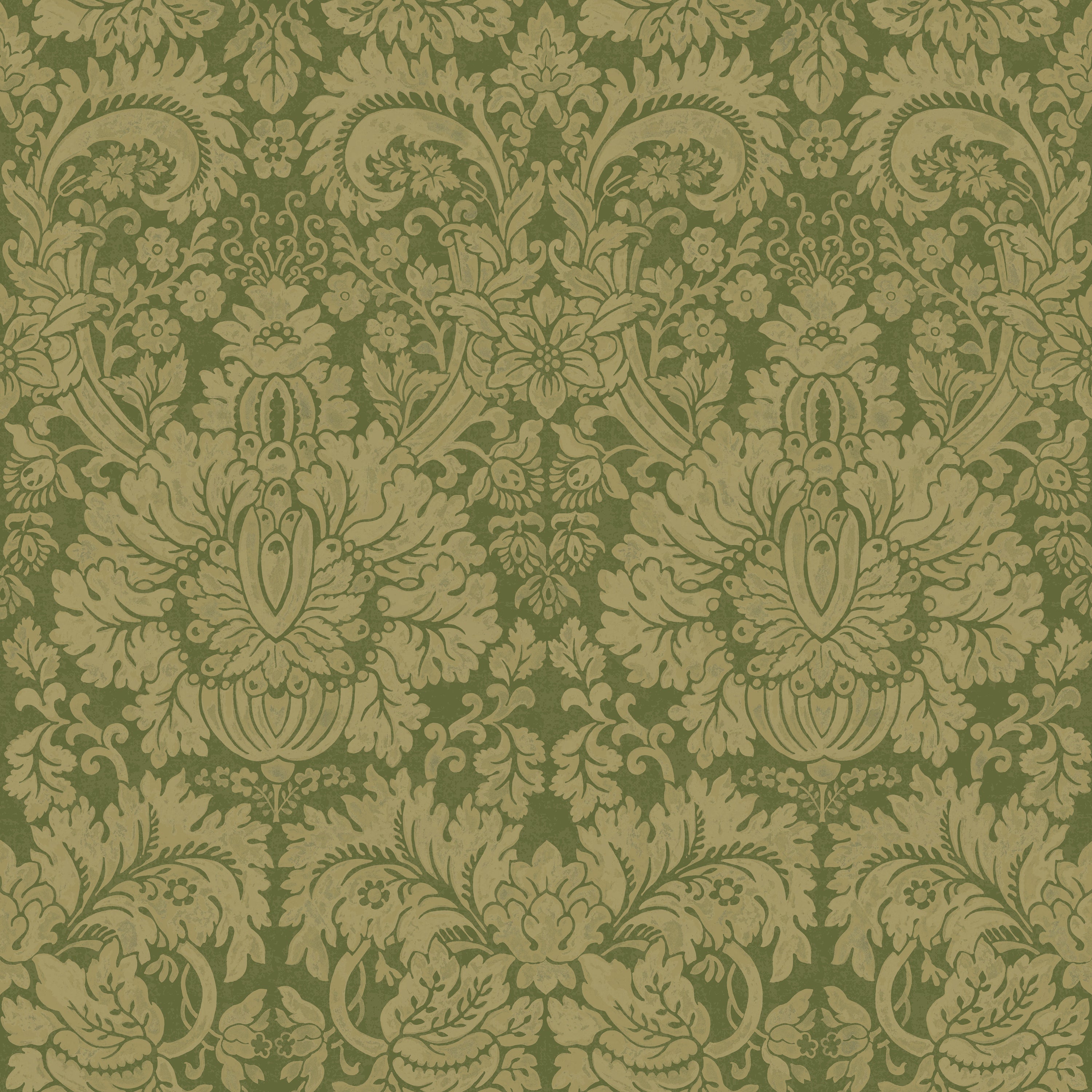 GP & J Baker Queen's Damask Behang BW45146/1