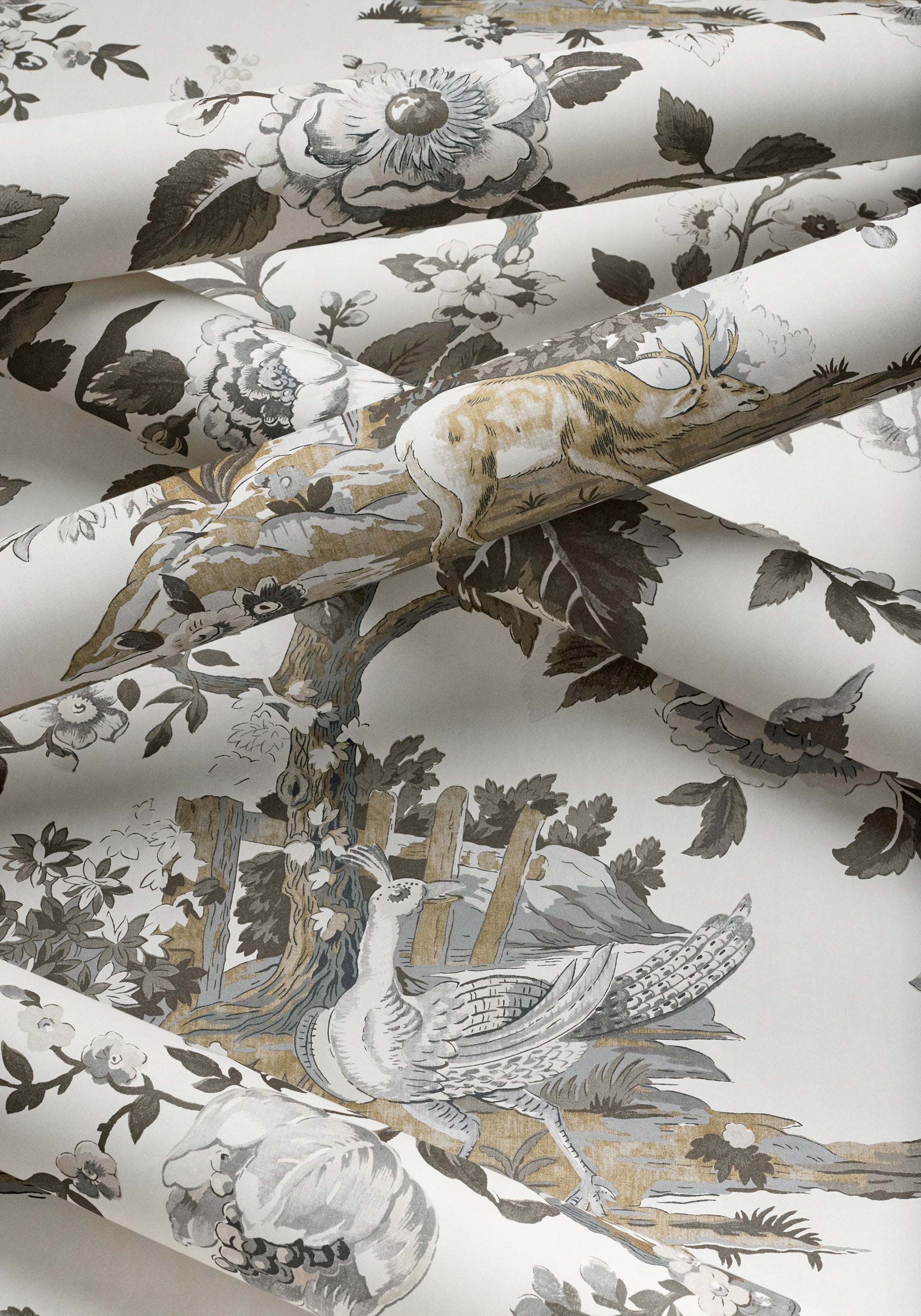 Thibaut Boxwood Forest Lodge Behang TWW10540 - sfeerbeeld