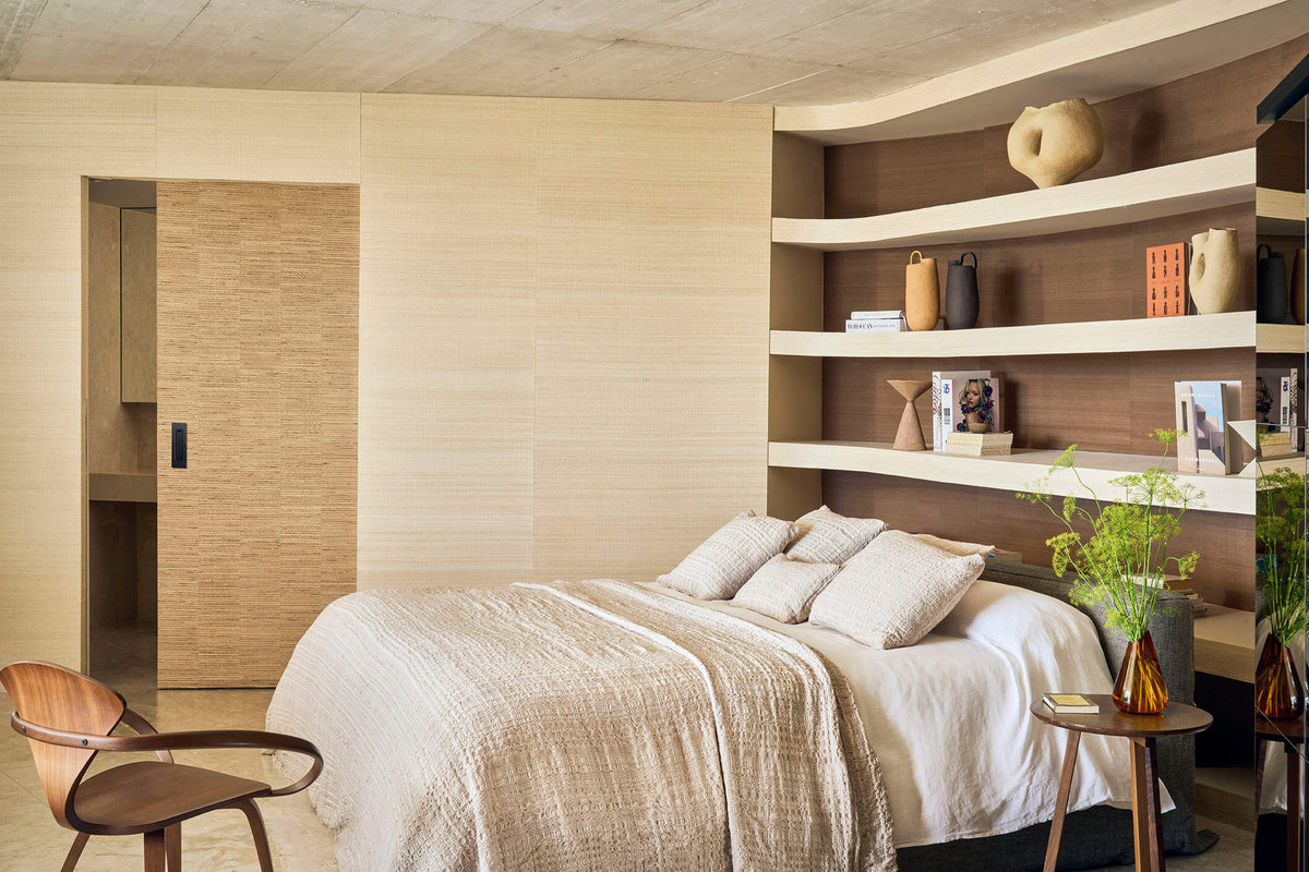 CMO Paris Abaca Tatami Behang WAB 16 - Naturel