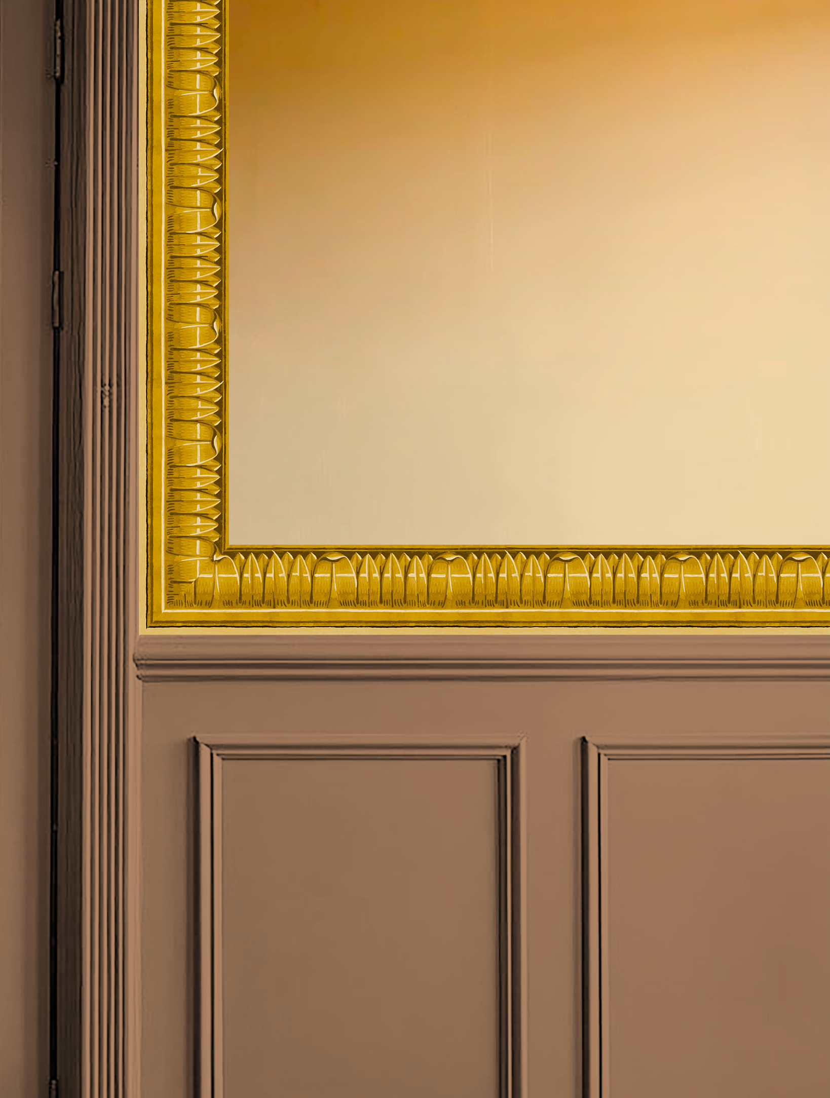 Antoinette Poisson Bordure palmee Fries 108E