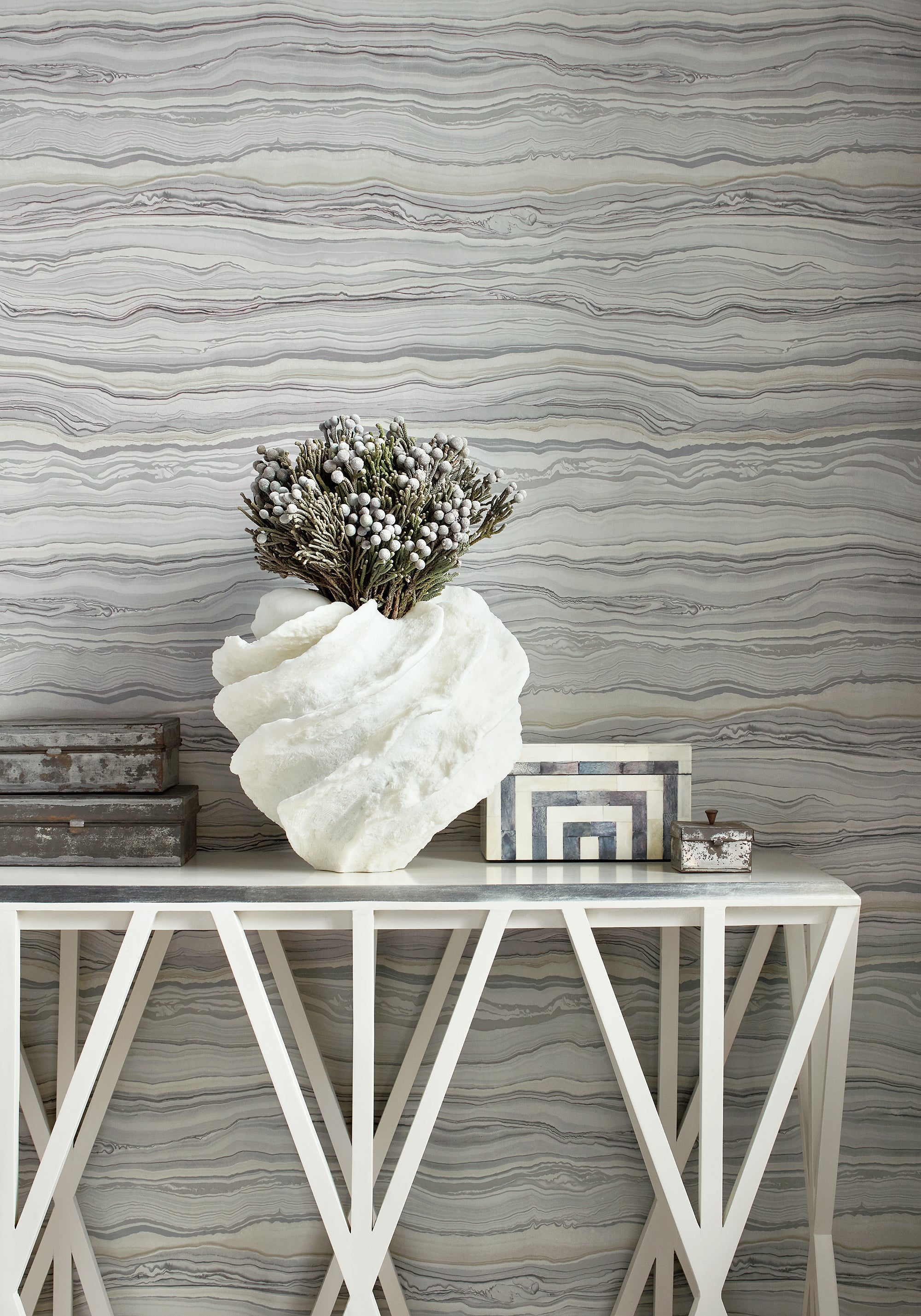 Thibaut Faux Resource Treviso Marble Behang T75175 - sfeerbeeld