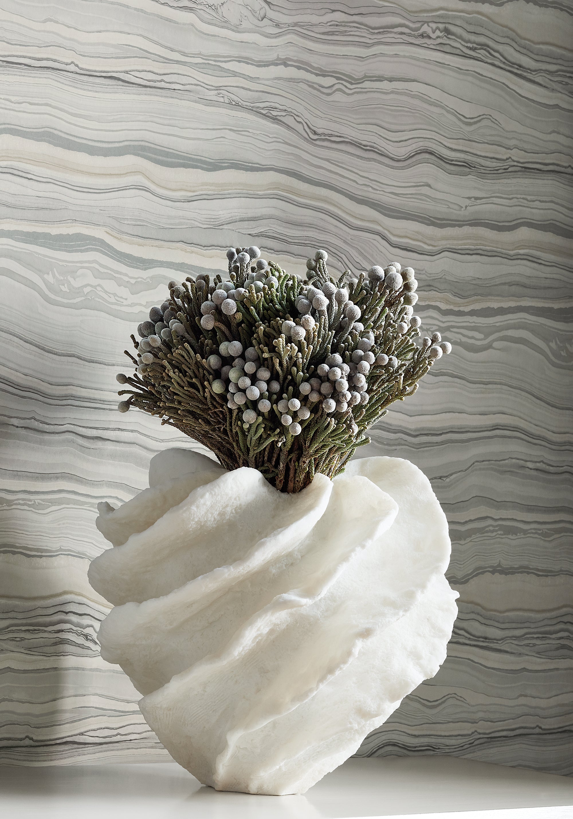 Thibaut Faux Resource Treviso Marble Behang T75175 - sfeerbeeld