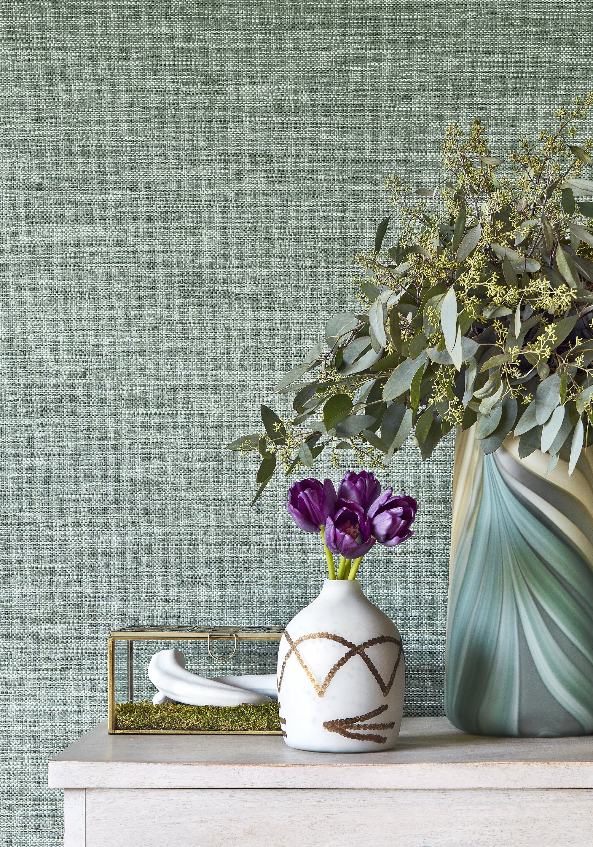 Thibaut Grasscloth Resource 5 Calistoga Behang T24117 - sfeerbeeld