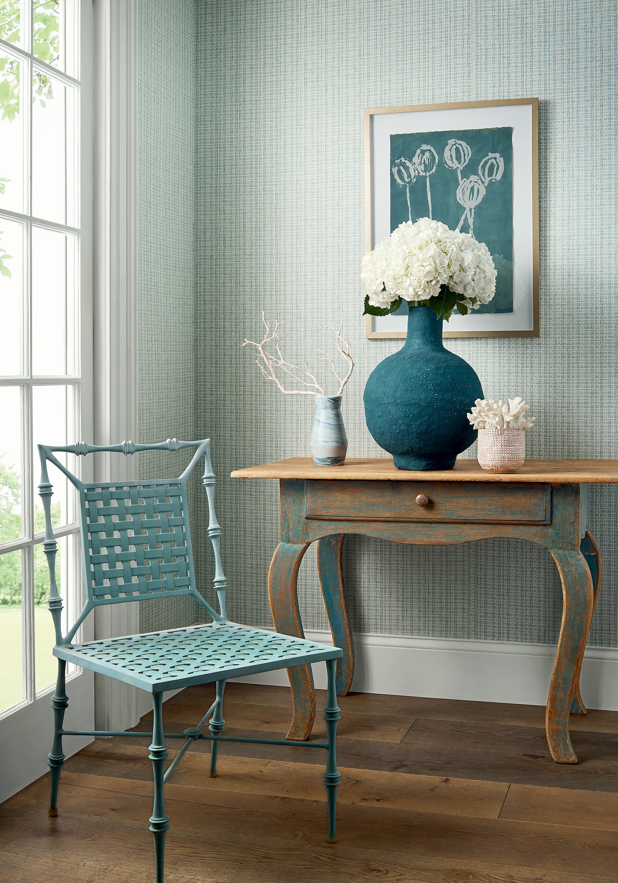 Thibaut Grasscloth Resource 6 Coastline Behang T19628 - sfeerbeeld