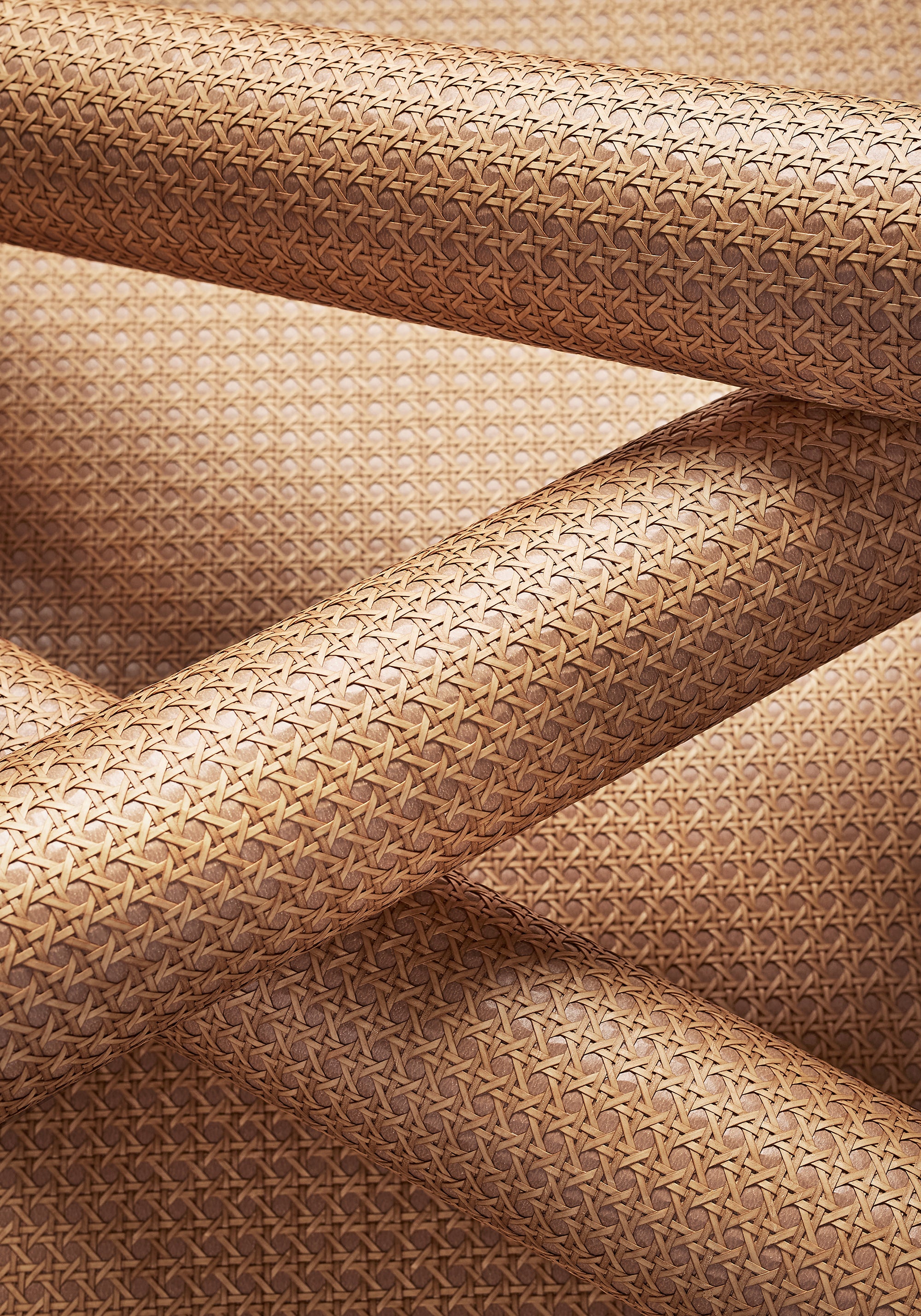 Thibaut Grasscloth Resource 7 Paper Rattan Behang T10387 - sfeerbeeld