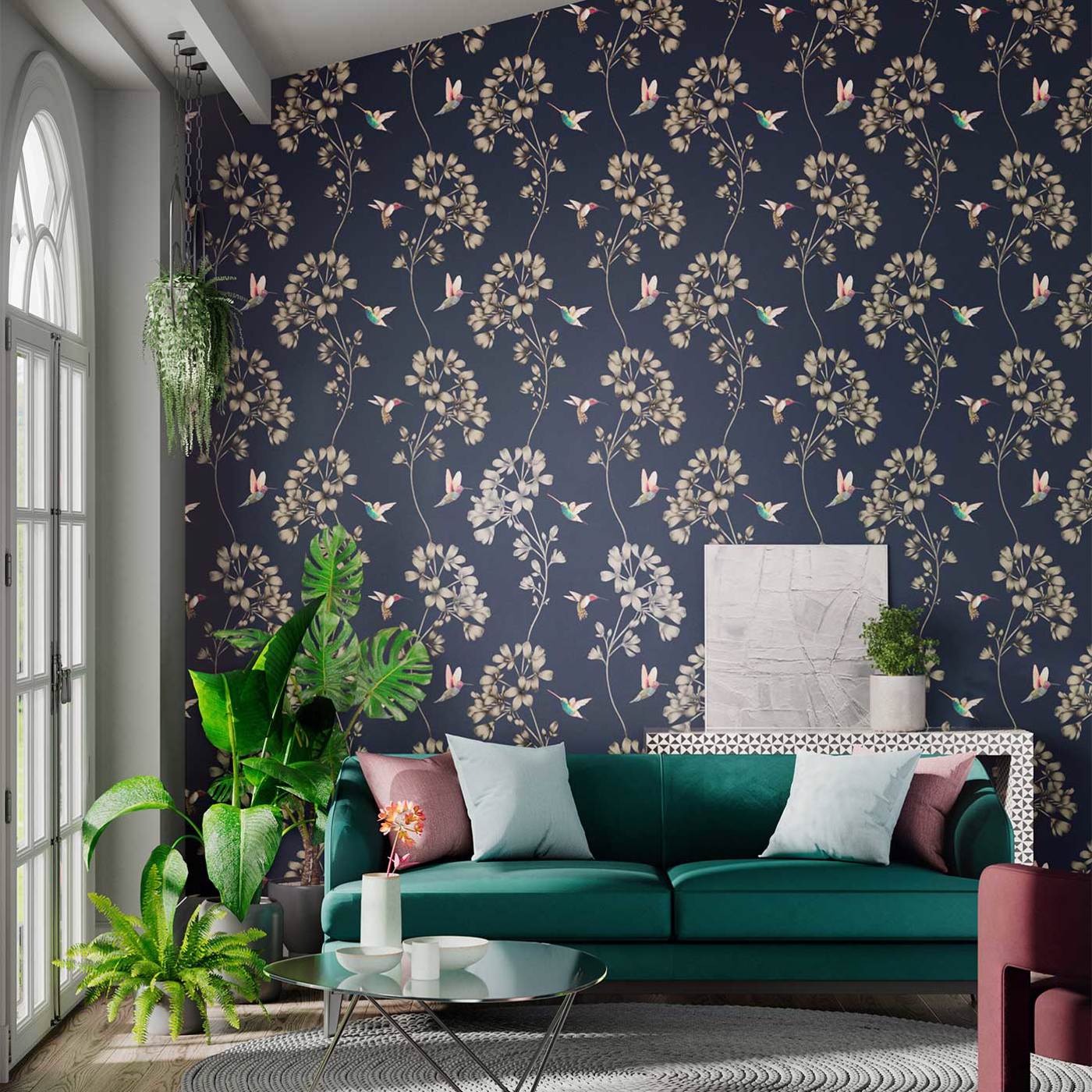 Harlequin Amazilia Wide Width Behang 111059 — LAB COLOUR THE WORLD