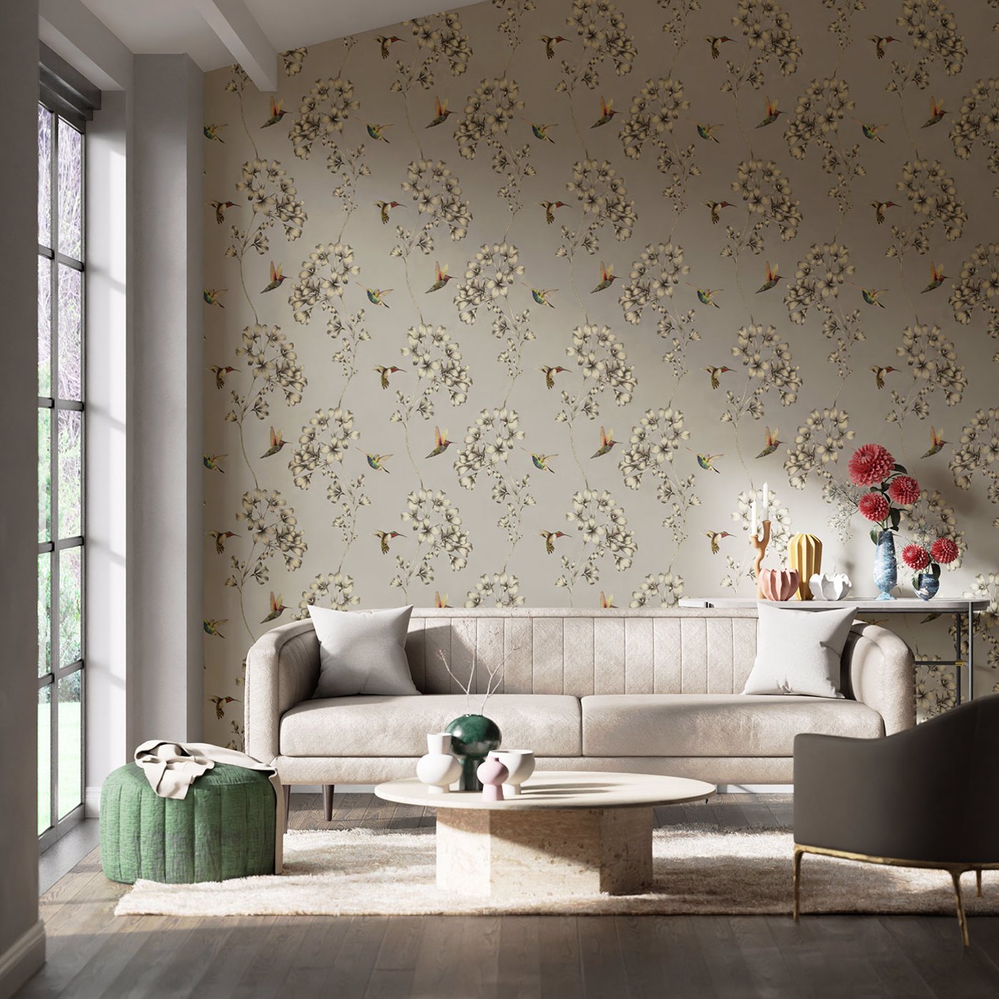 Harlequin Amazilia Wide Width Behang 111062 — LAB COLOUR THE WORLD
