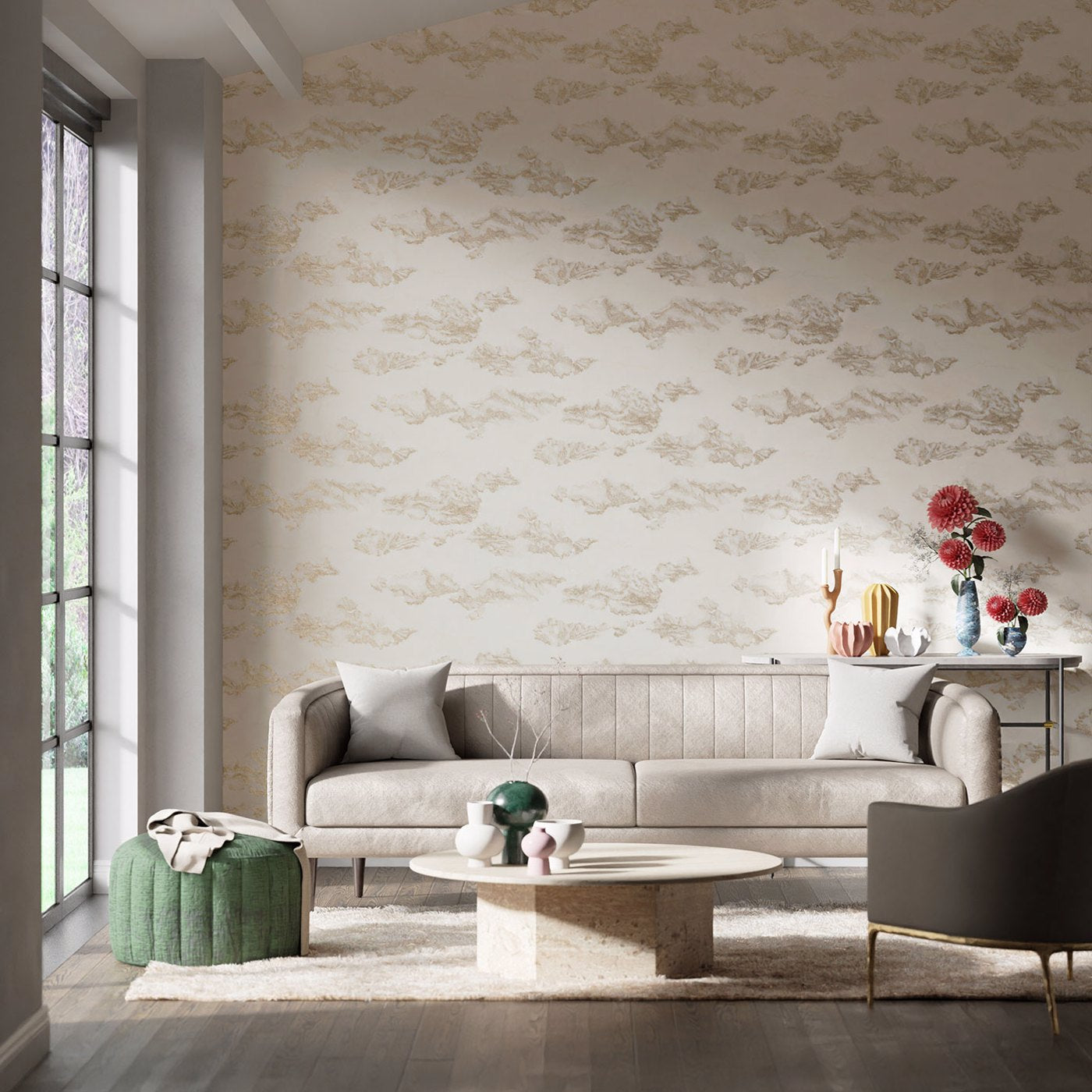 Harlequin Nuvola Wide Width Behang 111070 — LAB COLOUR THE WORLD