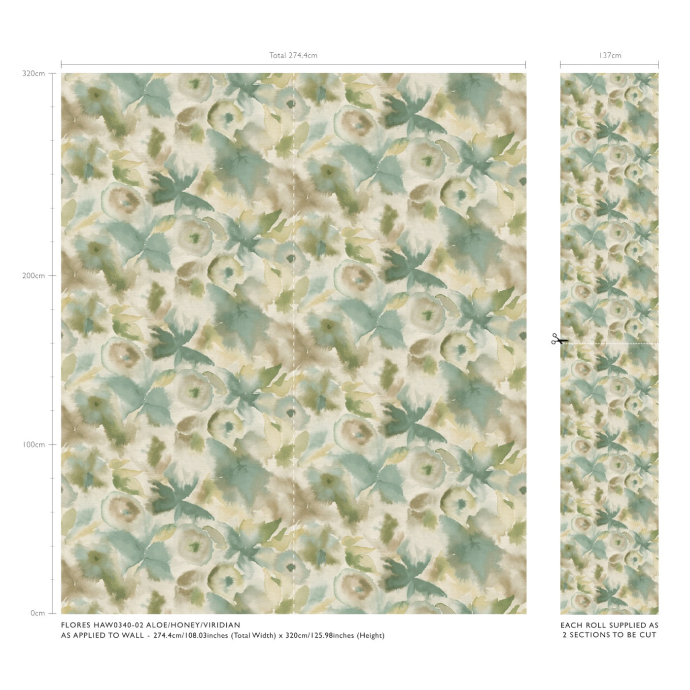 Harlequin Flores Behang 340-02 — LAB COLOUR THE WORLD