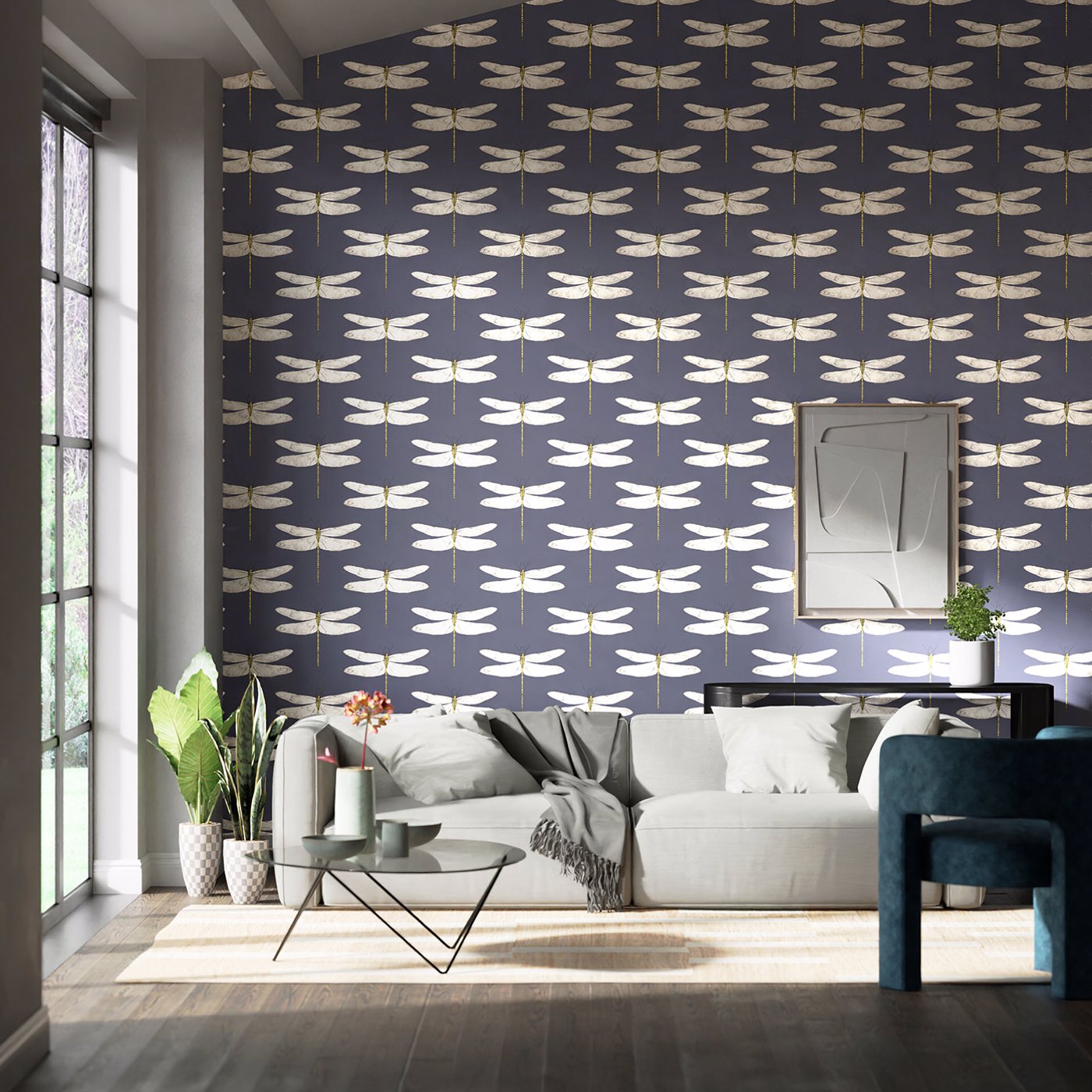 Harlequin Demoiselle Behang 111243 — LAB COLOUR THE WORLD