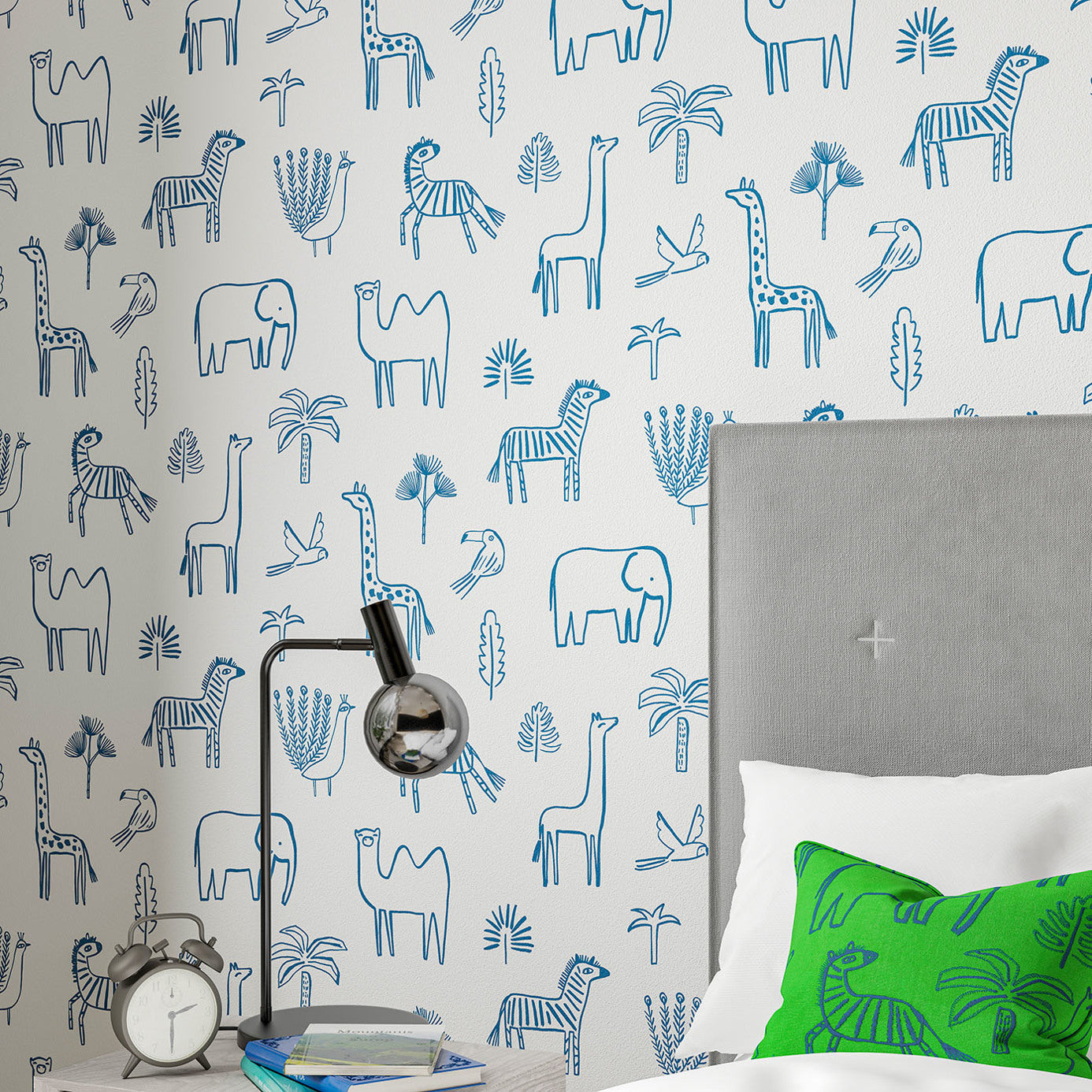 Harlequin Funky Jungle Behang 112630 — LAB COLOUR THE WORLD