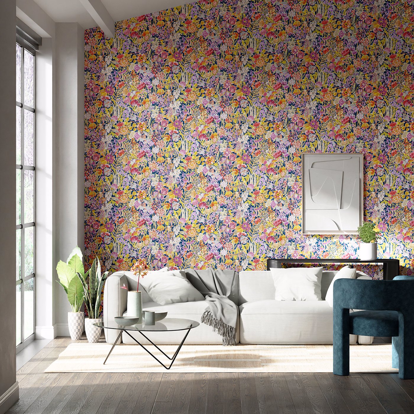 Harlequin Sanguine Wide Width Behang 112839 — LAB COLOUR THE WORLD