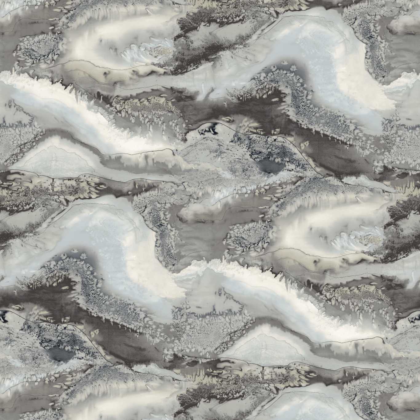 Harlequin Reflected Obsidian Behang 112853 — LAB COLOUR THE WORLD