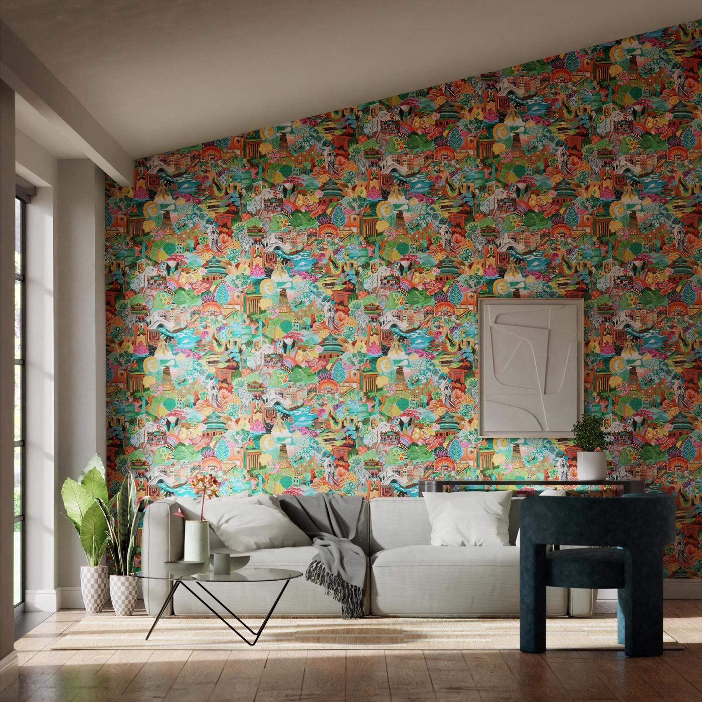 Harlequin Journey of Discovery Wide Width Behang 112919 — LAB COLOUR THE WORLD
