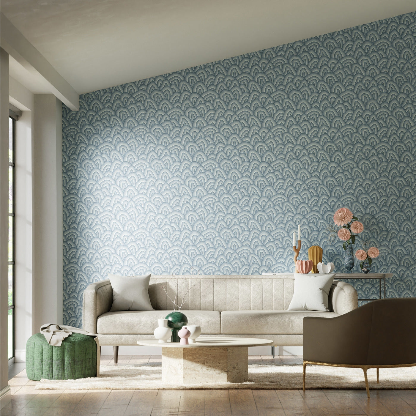 Harlequin Kumo Wide Width Behang 112928 — LAB COLOUR THE WORLD