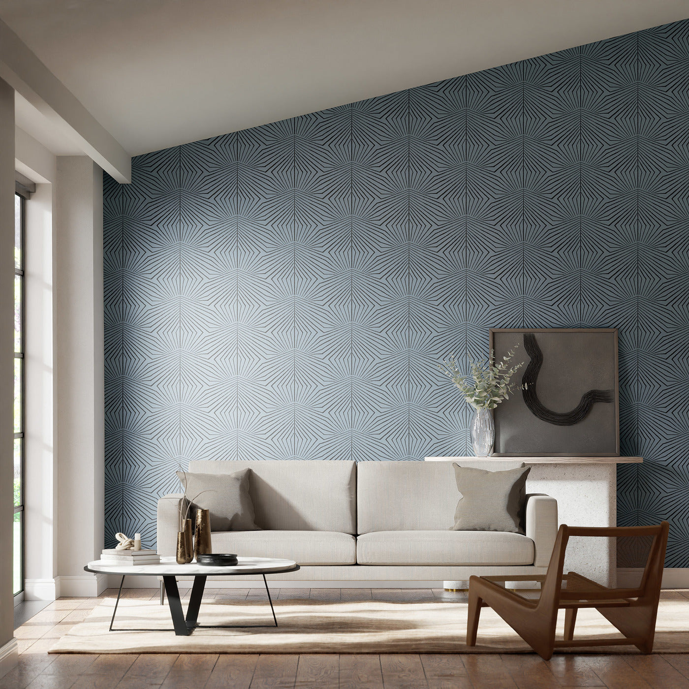 Harlequin Dawning Wide Width Behang 112929 — LAB COLOUR THE WORLD