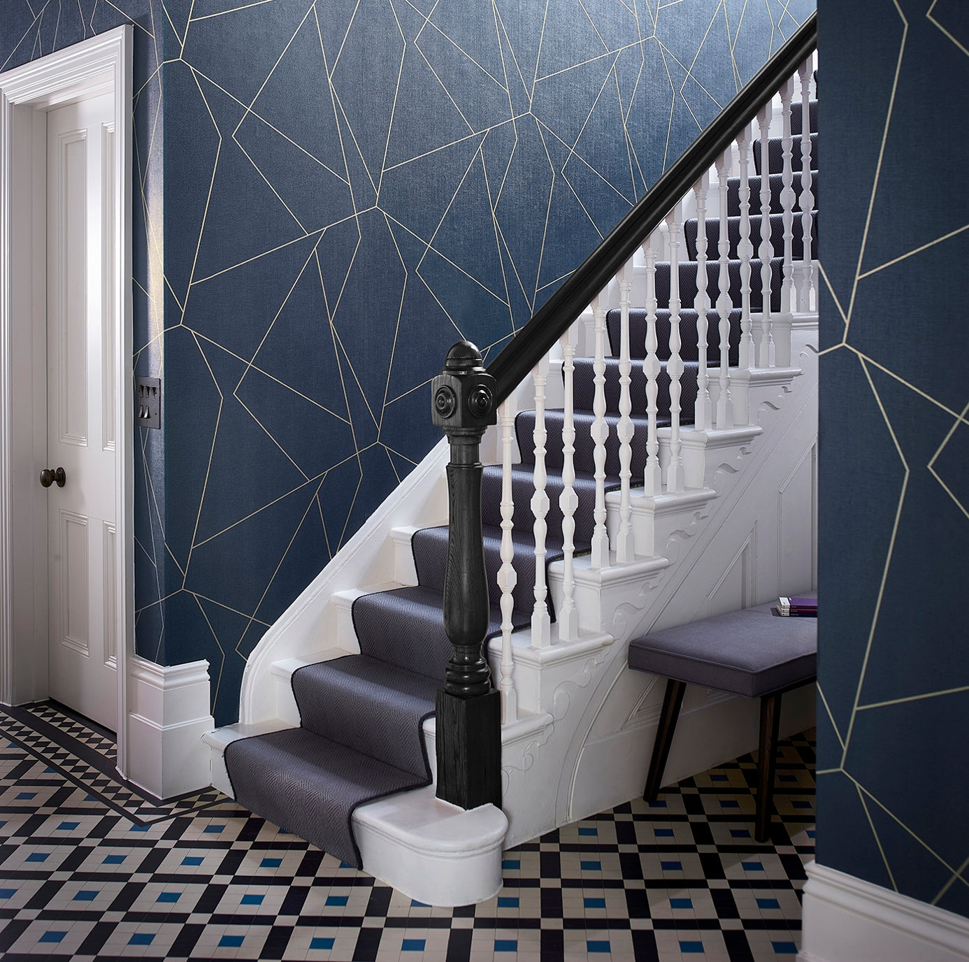 Harlequin Parapet Wide Width Behang 112077 — LAB COLOUR THE WORLD