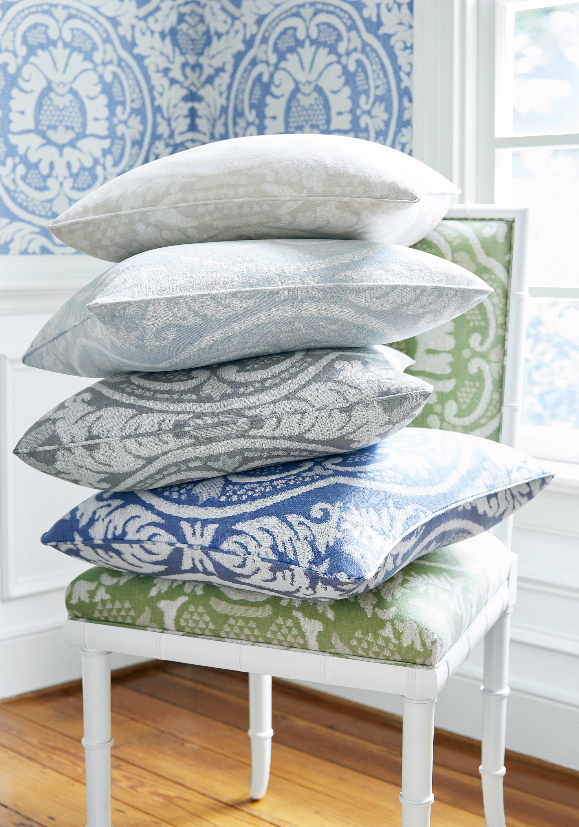 Thibaut Heritage Earl Damask Behang T10837 - sfeerbeeld