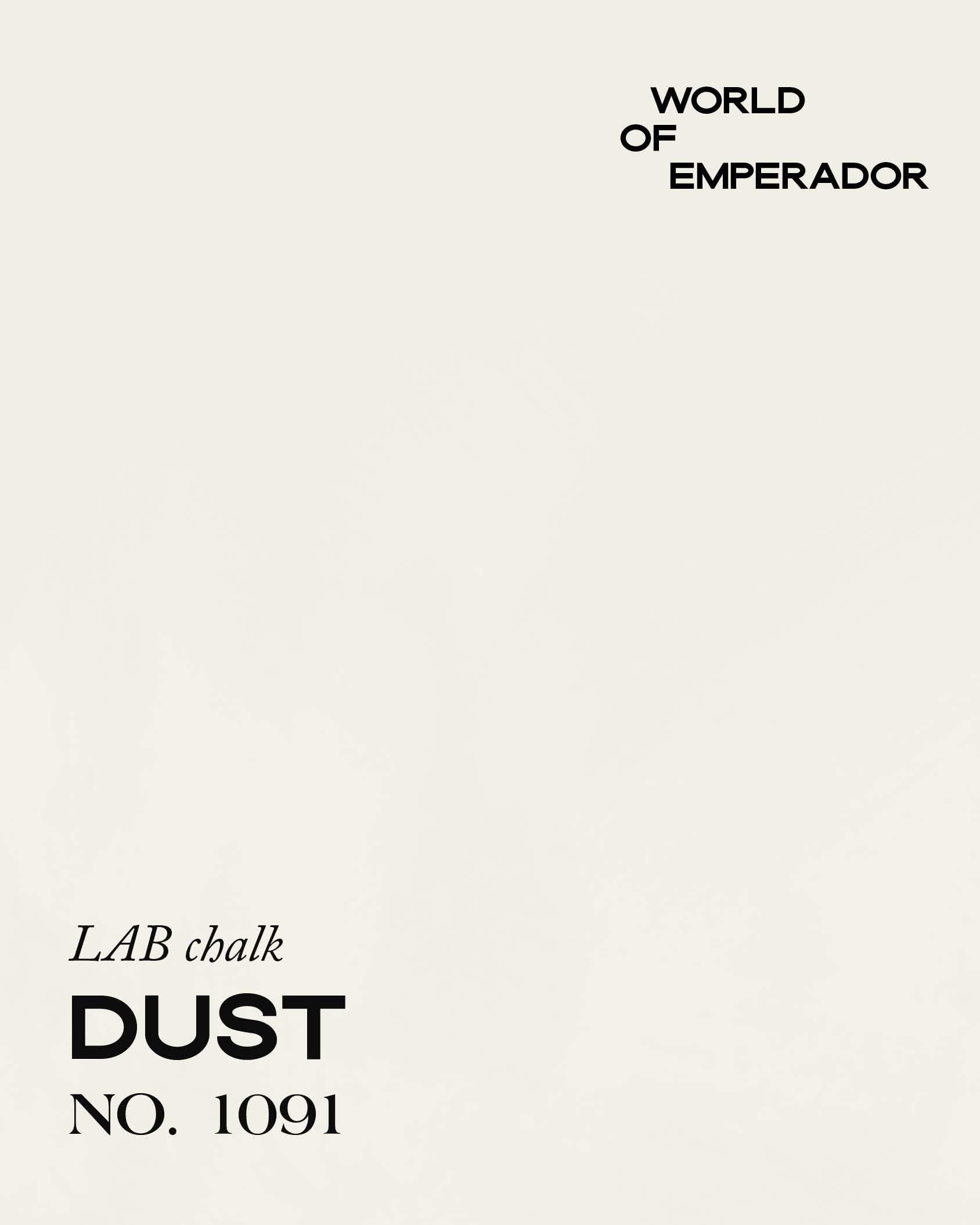 EMPERADOR DUST NO. 1091