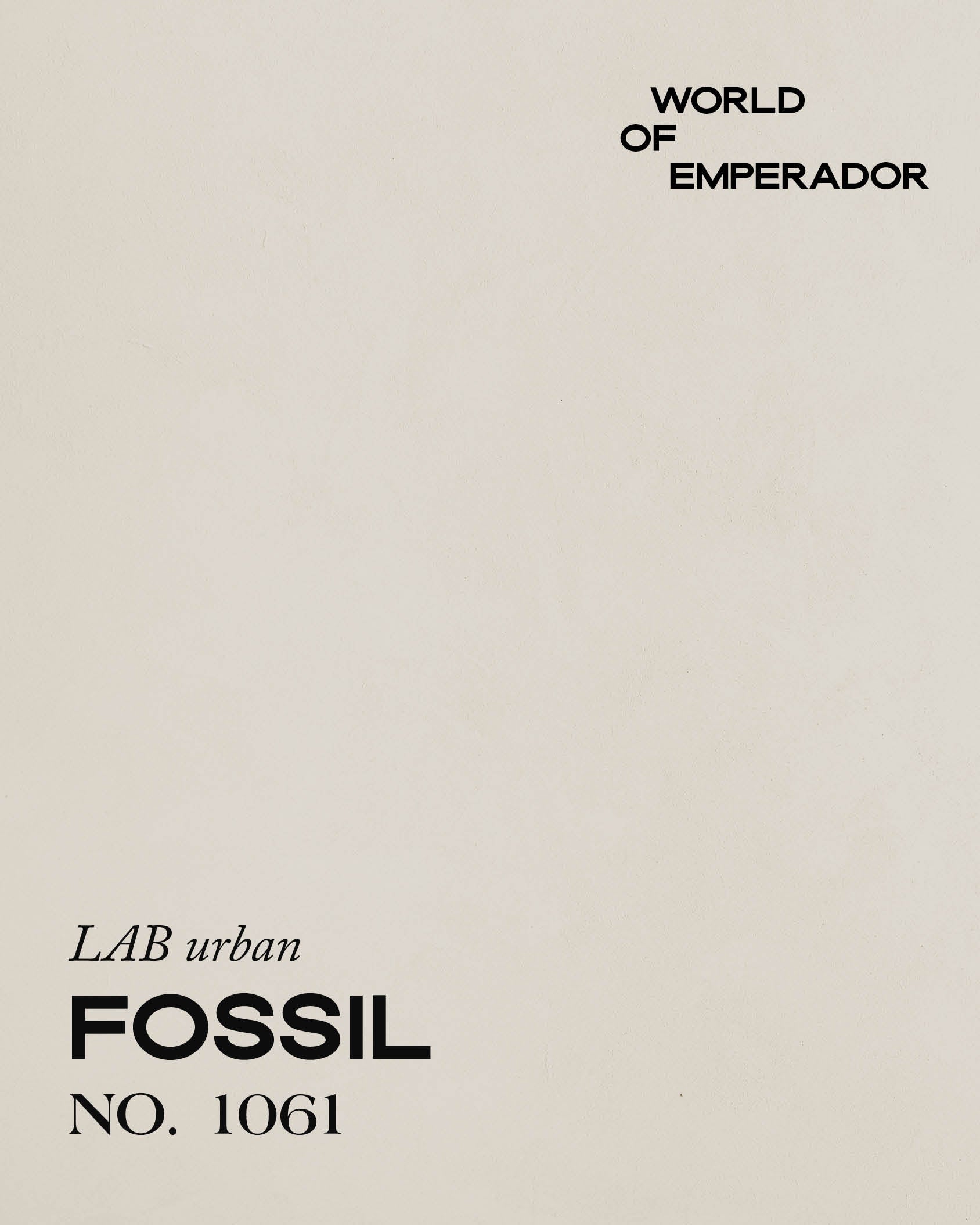 EMPERADOR FOSSIL NO. 1061