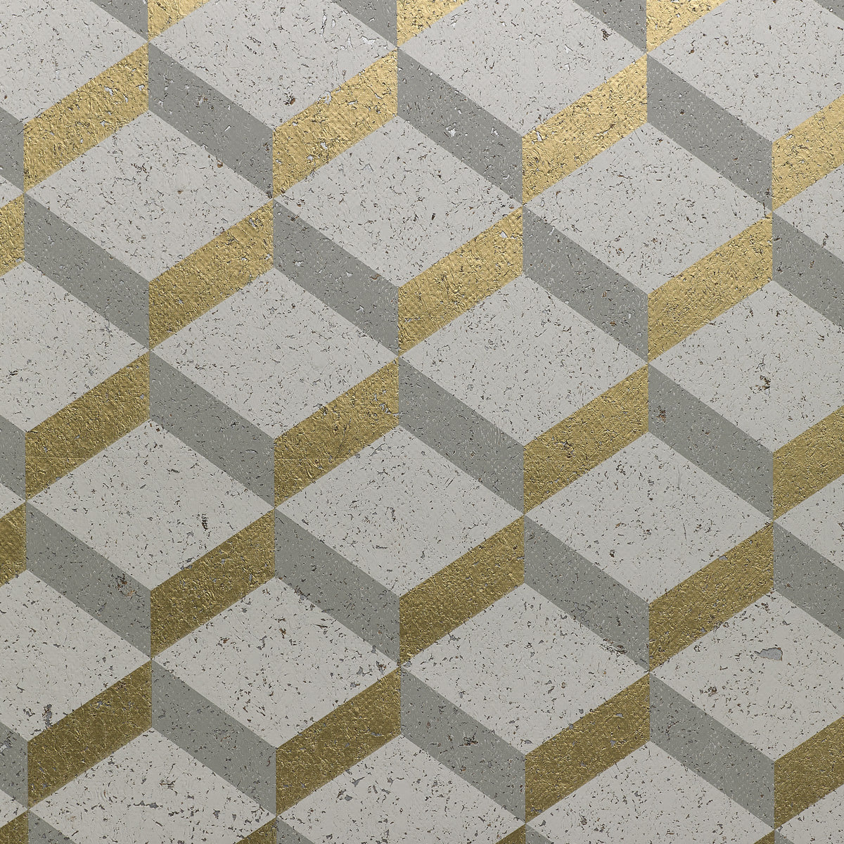 Nobilis Printed Cork 3D Square Behang LUX24