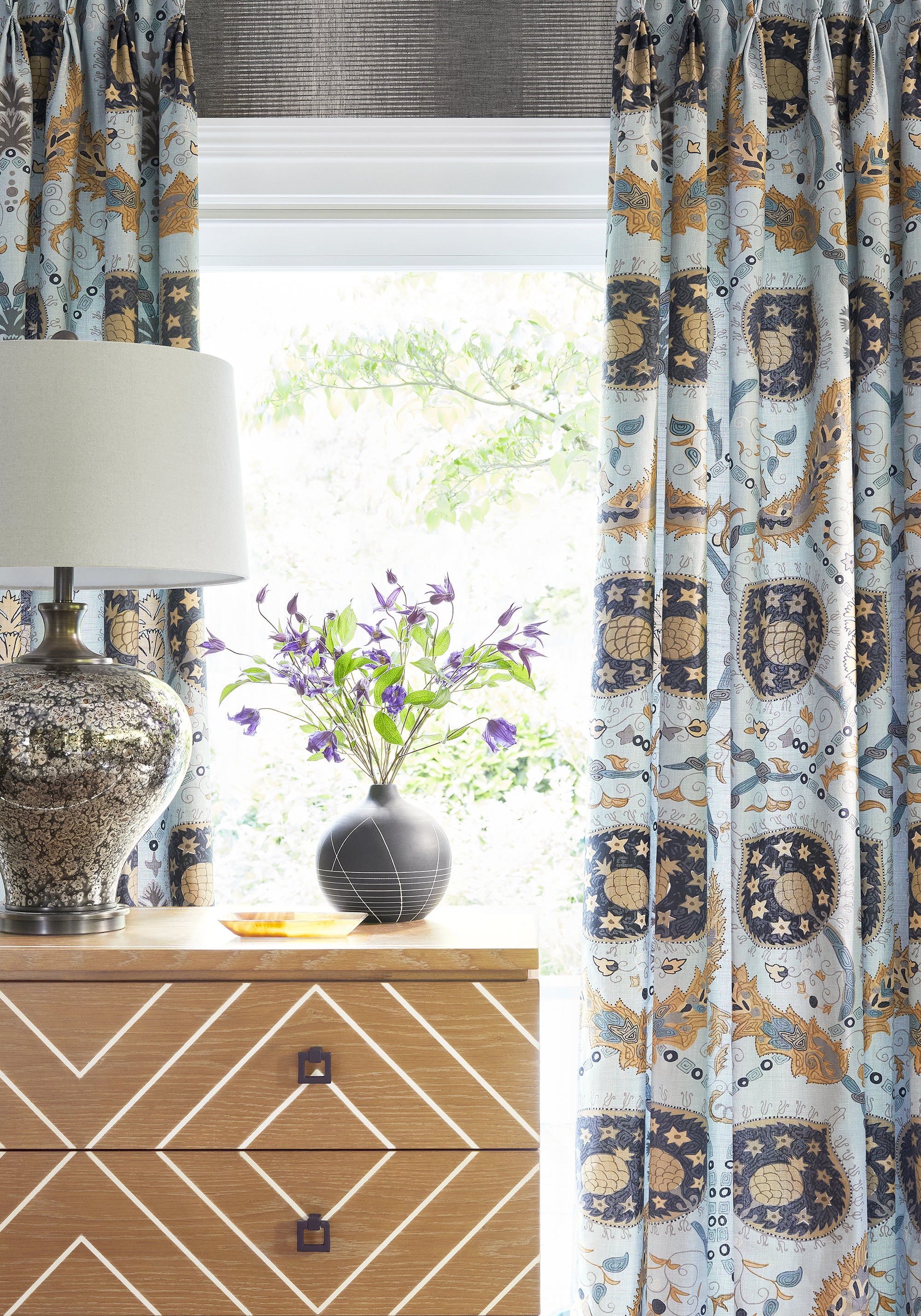 Thibaut Mesa Bozeman Stripe Behang T13258 - sfeerbeeld