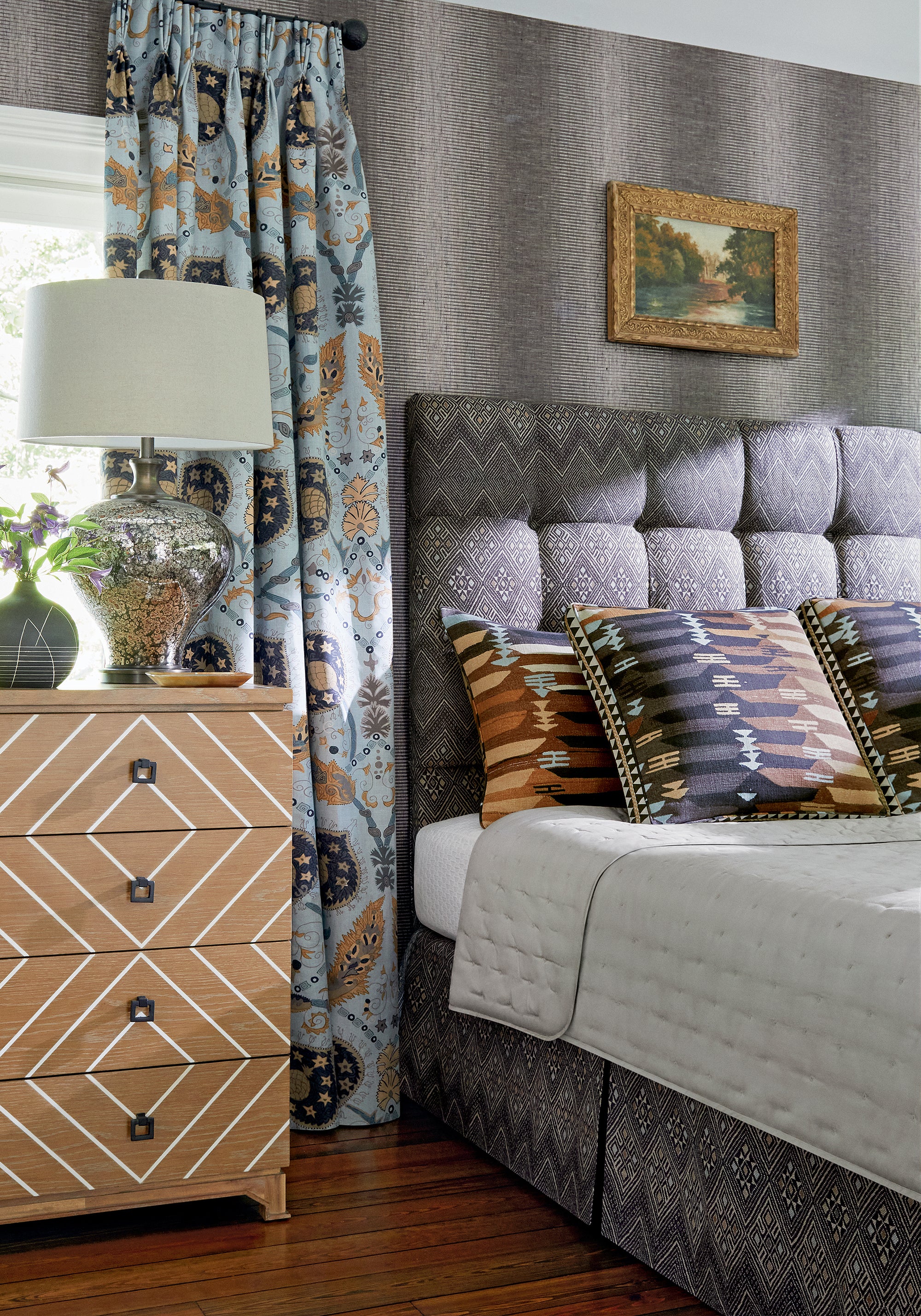 Thibaut Mesa Bozeman Stripe Behang T13258 - sfeerbeeld