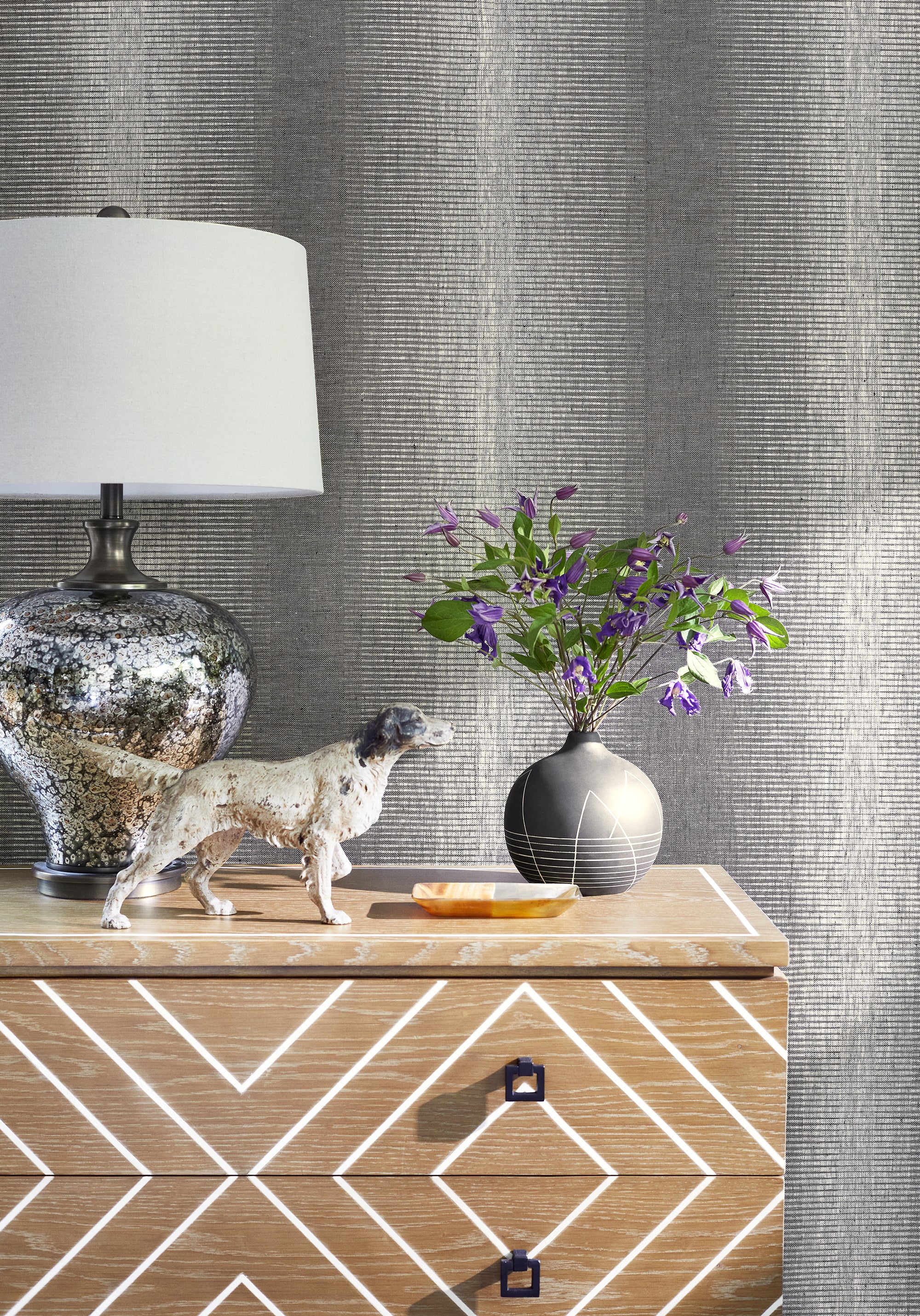 Thibaut Mesa Bozeman Stripe Behang T13258 - sfeerbeeld