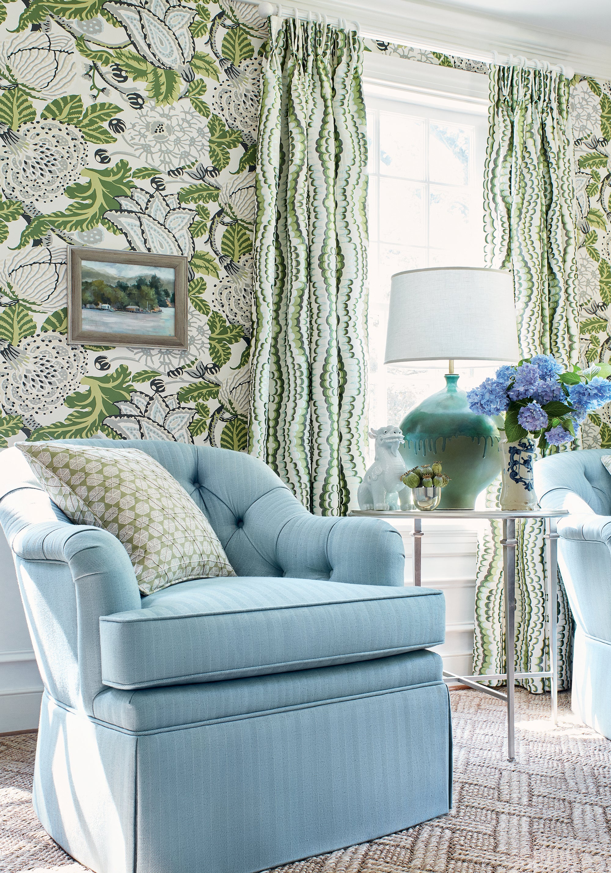 Thibaut Paramount Mitford Behang T2949 - sfeerbeeld