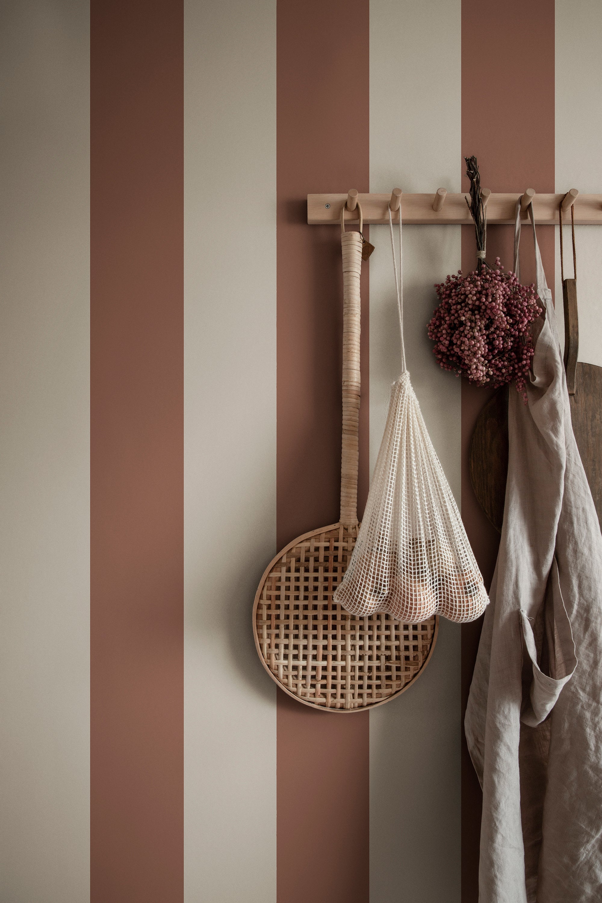 Sandberg Magnus Behang S10104 - Burgundy