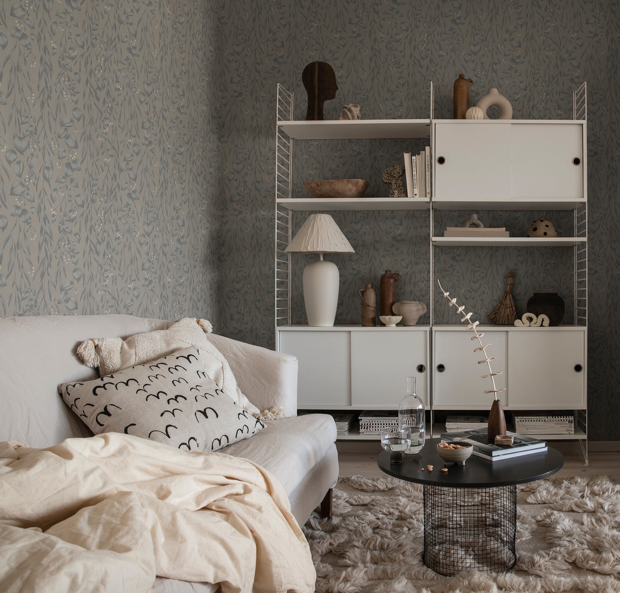 Sandberg Sara Behang S10118 - Misty Blue