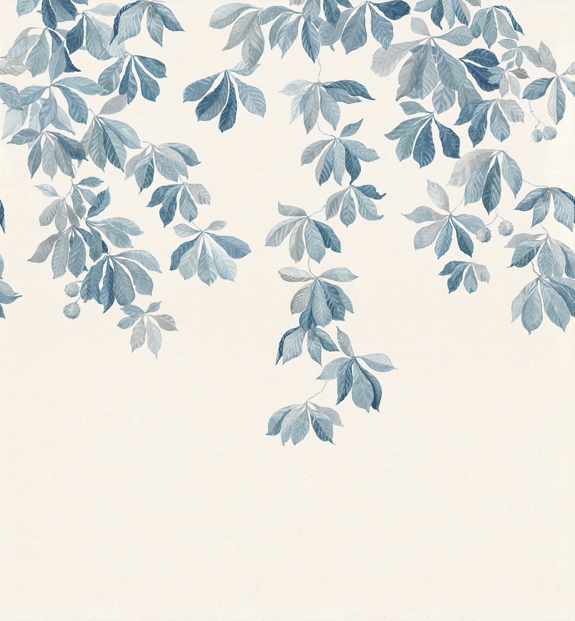 Sandberg Kastanjen Behang S10172 - Soft Blue