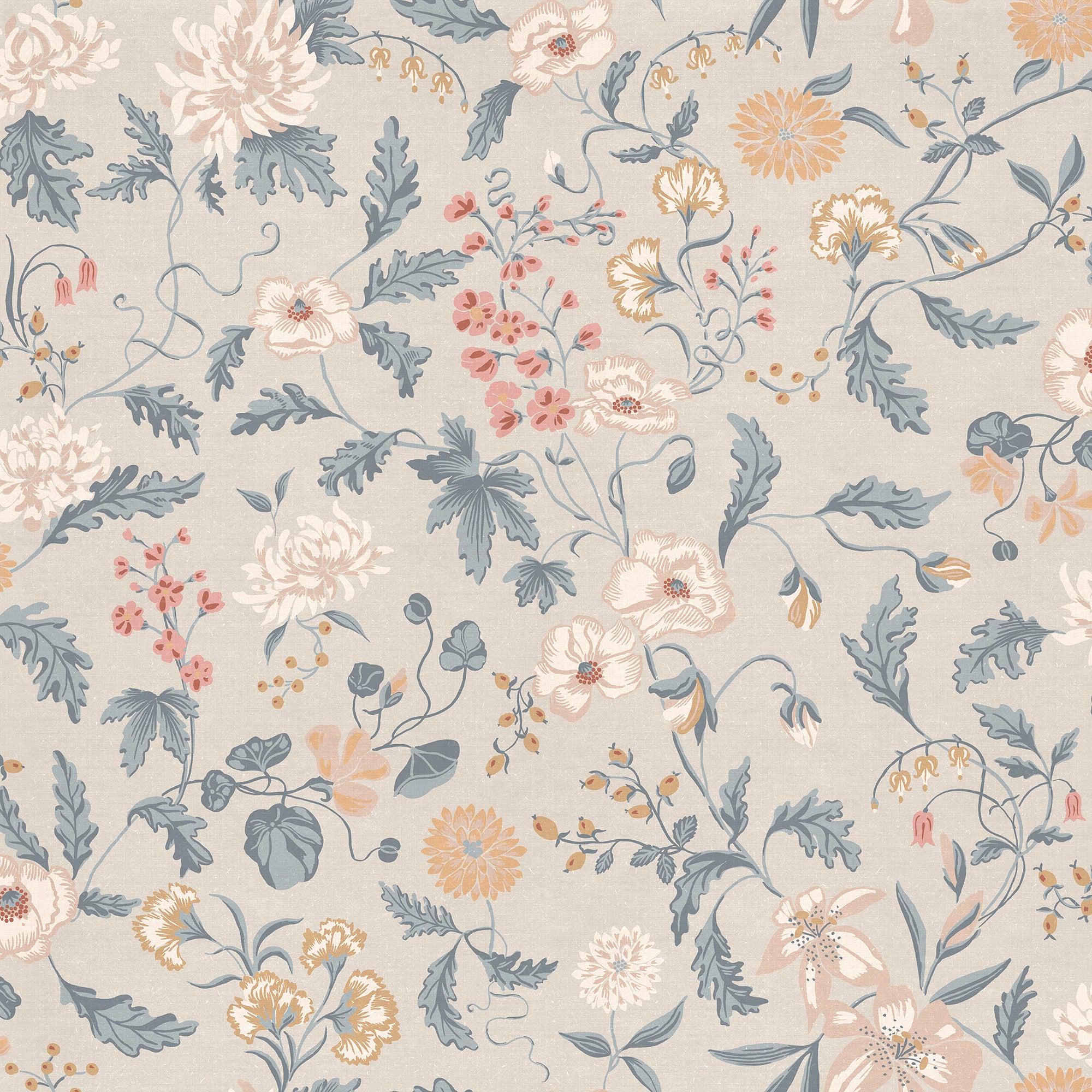 Sandberg Suzanne Behang S10174 - Folklore Blue