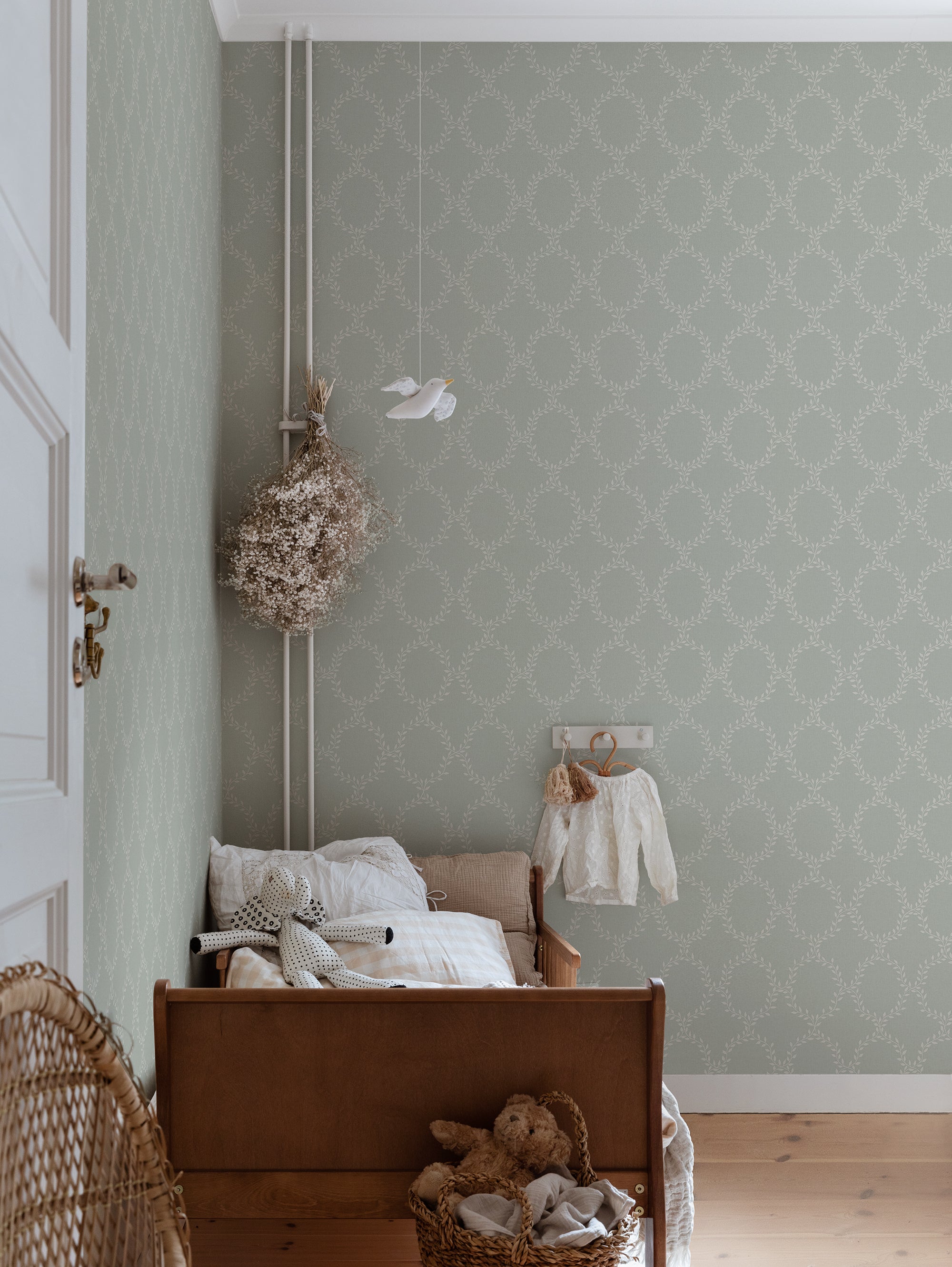 Sandberg Wilma Behang S10201 - Sage Green