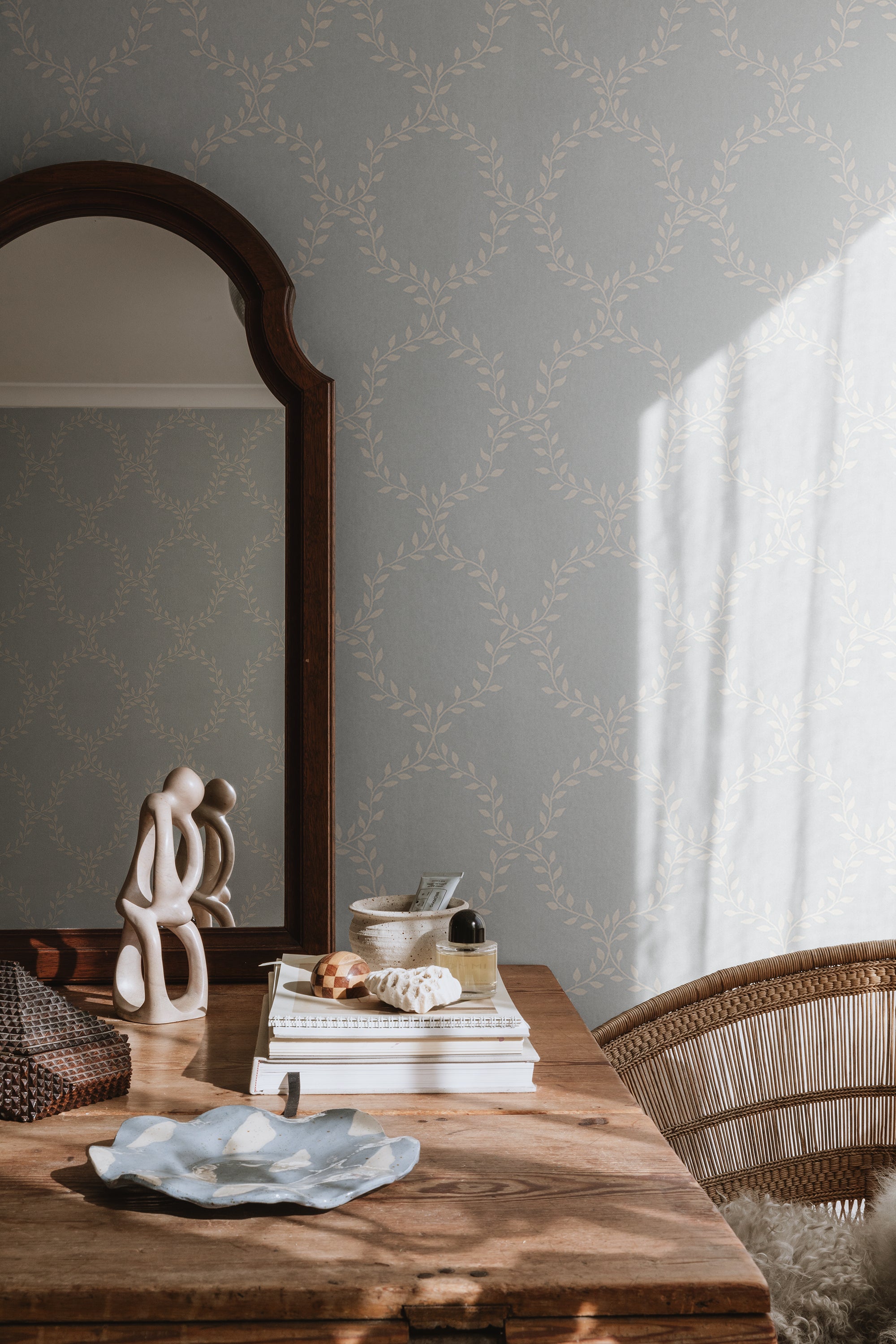 Sandberg Wilma Behang S10202 - Misty Blue