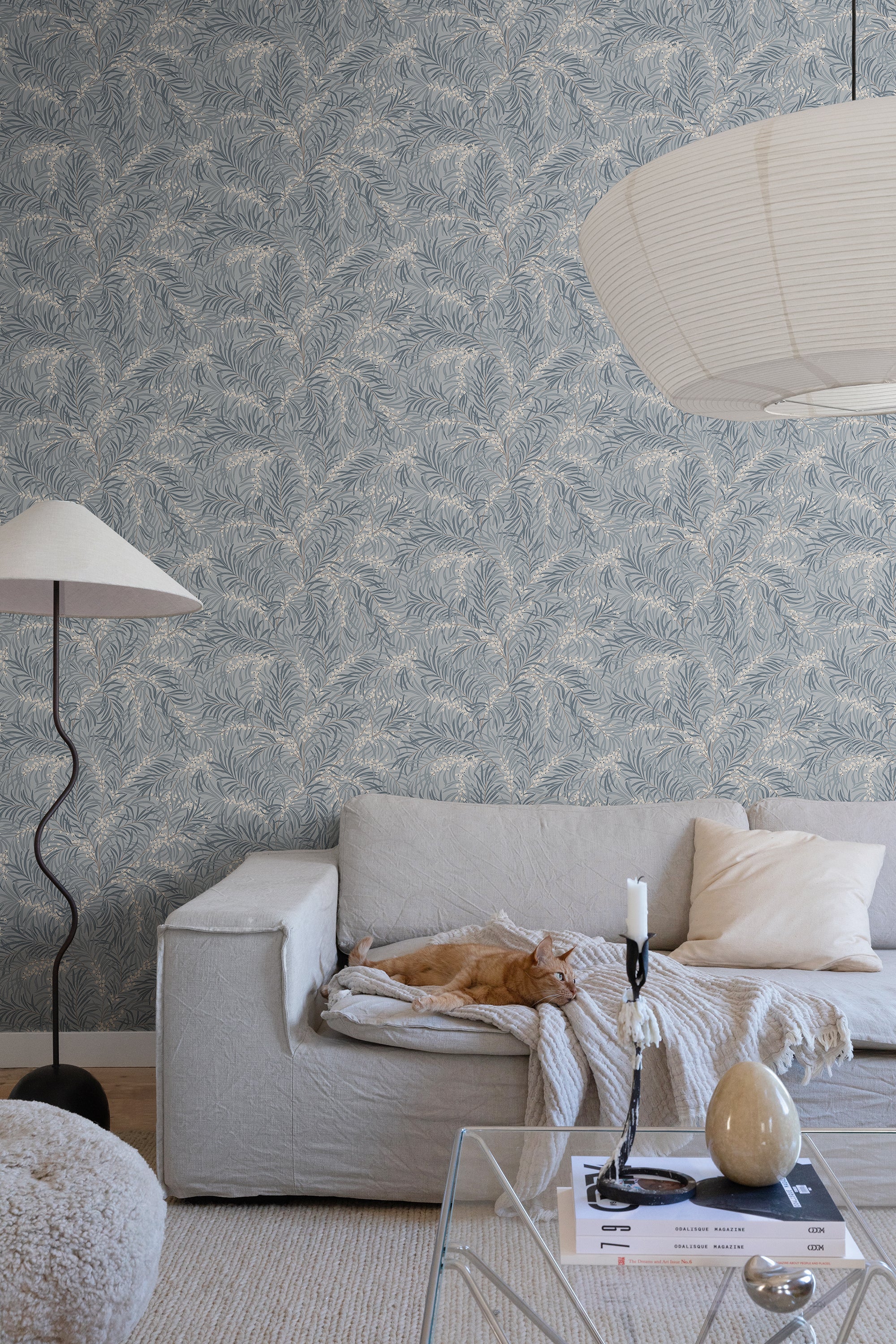 Sandberg Idun Behang S10226 - Misty Blue