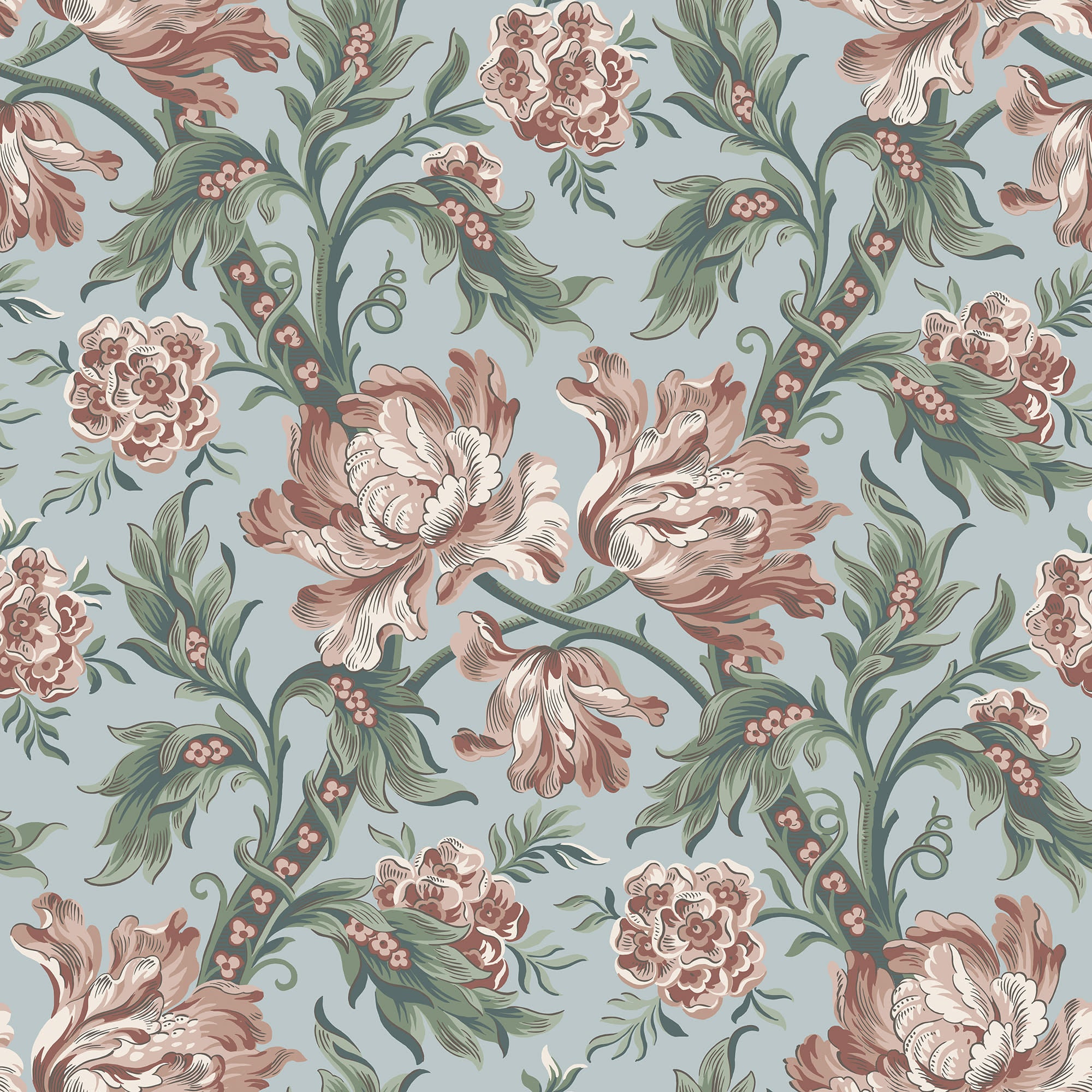 Sandberg Amelia Behang S10251 - Sky Blue
