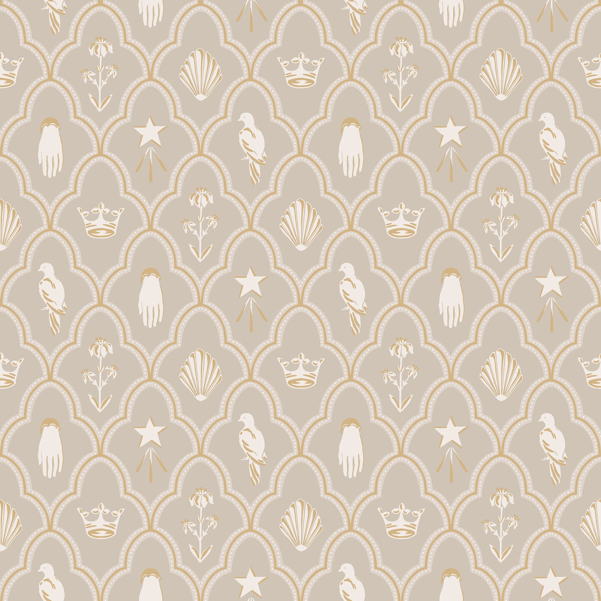 Sandberg Turtledove Barn Behang S10271 - Gray