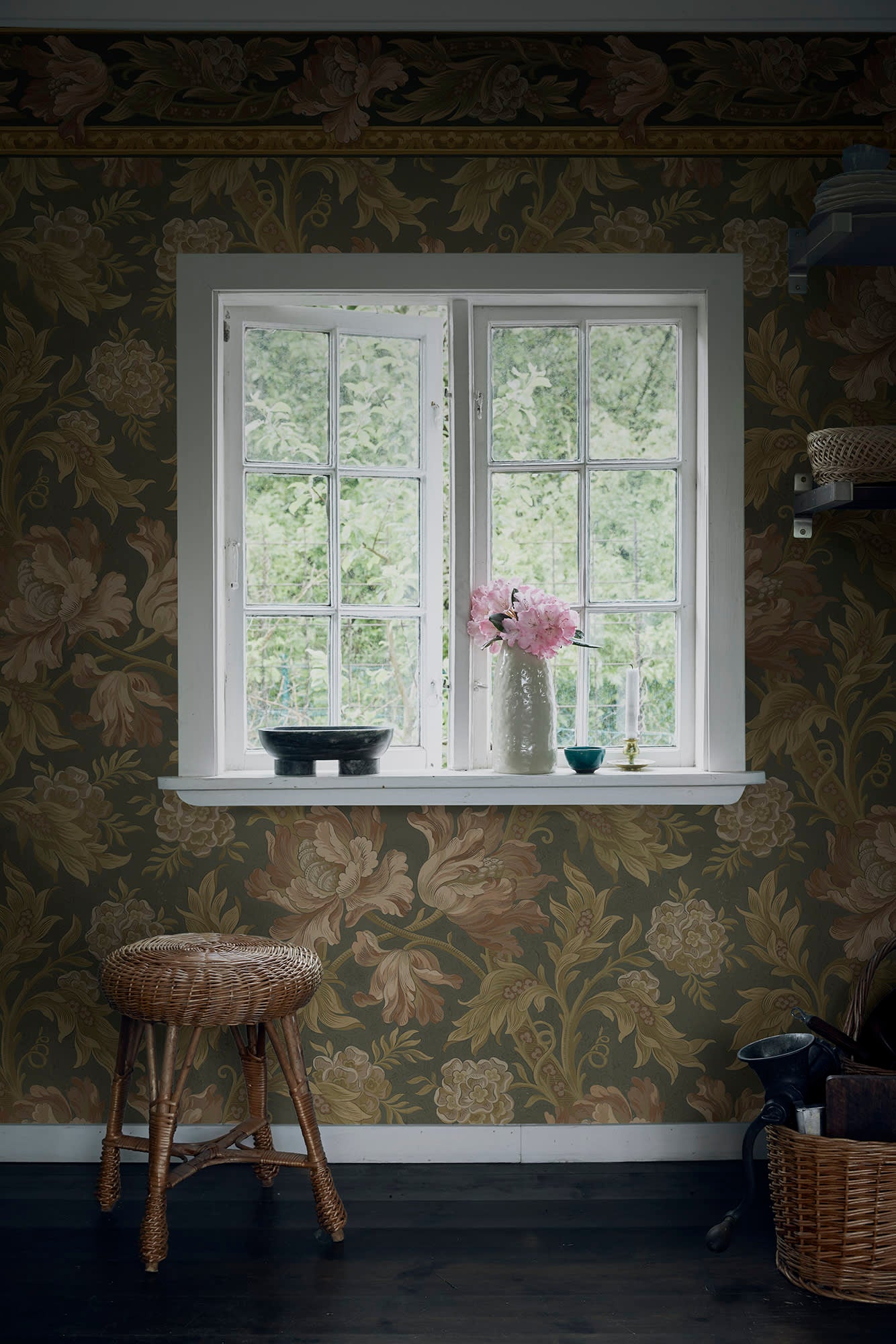 Sandberg Esther Behang S10277 - Forest Green