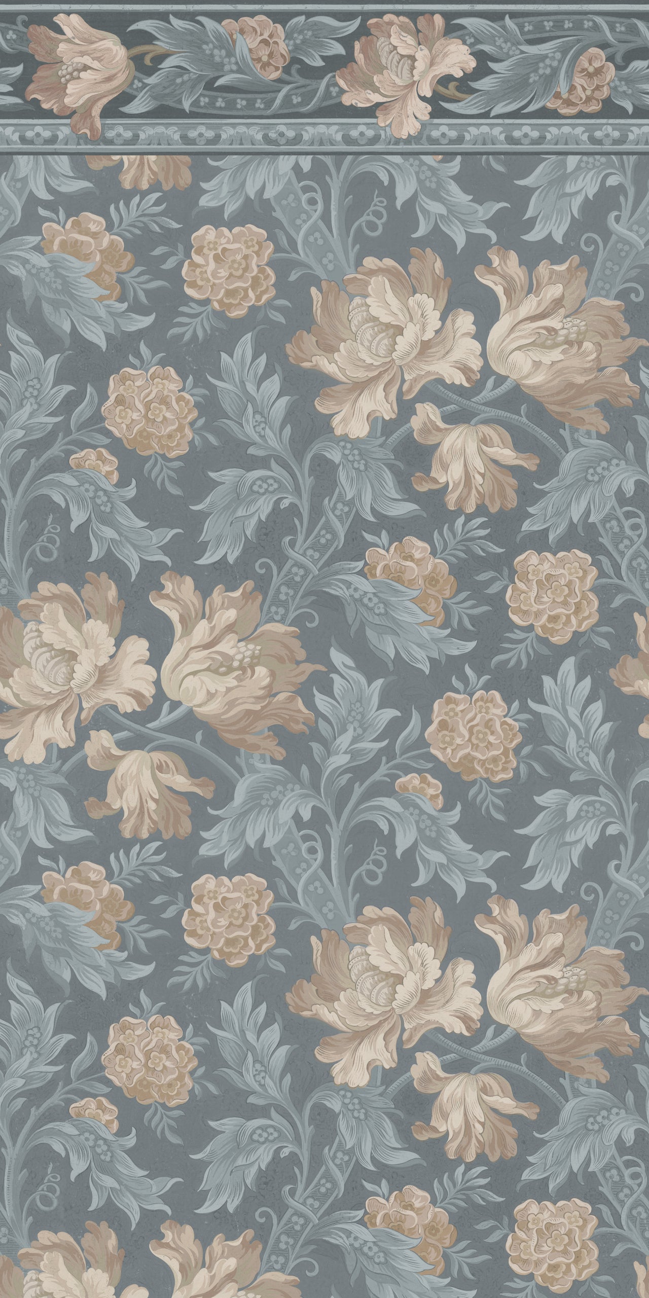 Sandberg Esther Behang S10278 - Misty Blue