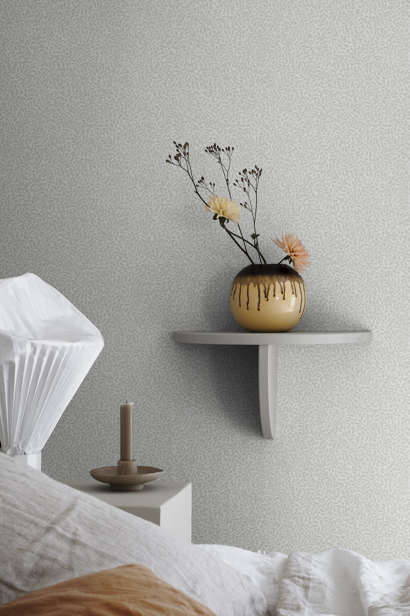 Sandberg Bladverk Behang S10309 - Garden Green