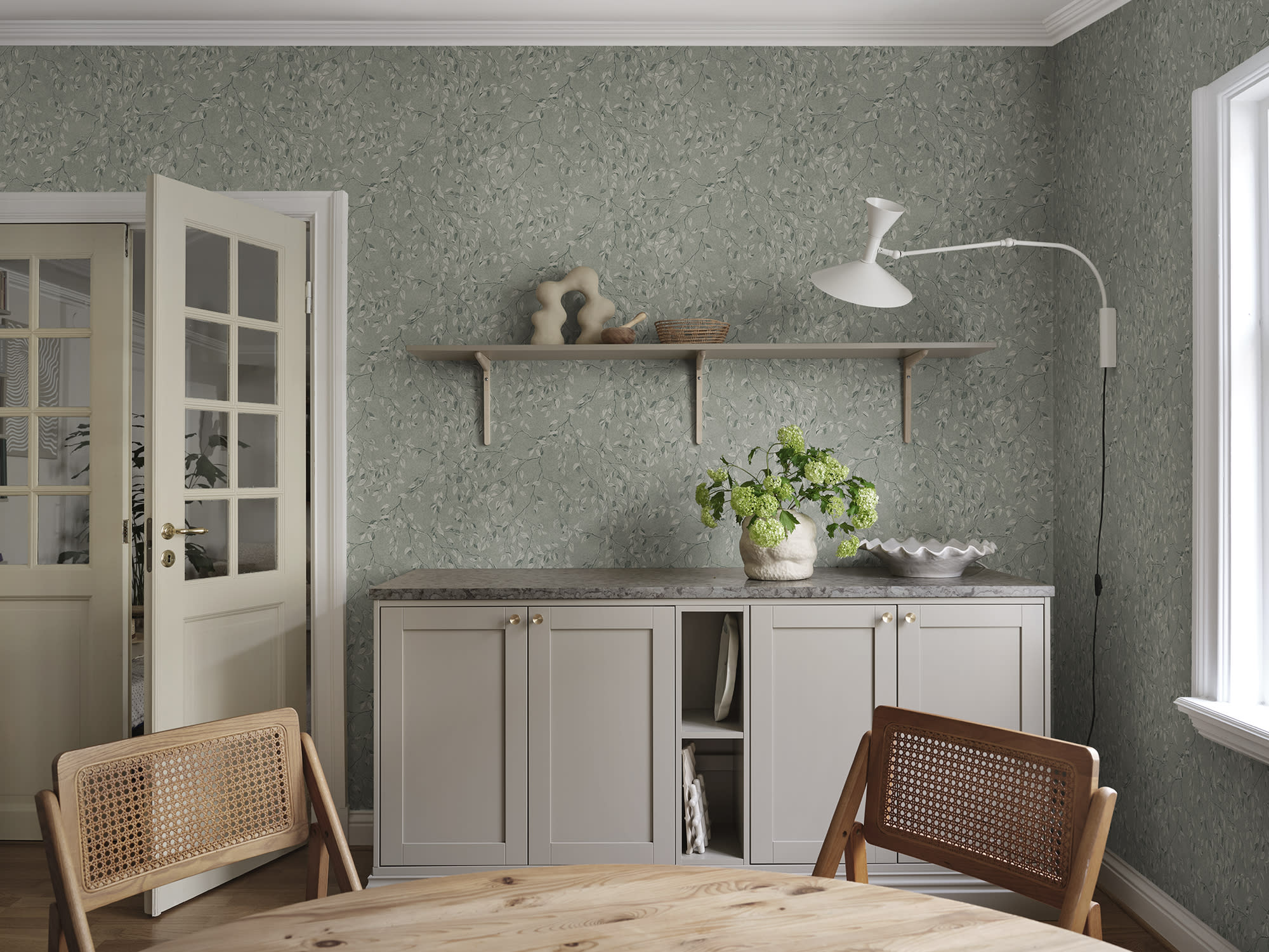 Sandberg Lise Behang S10345 - Forest Green