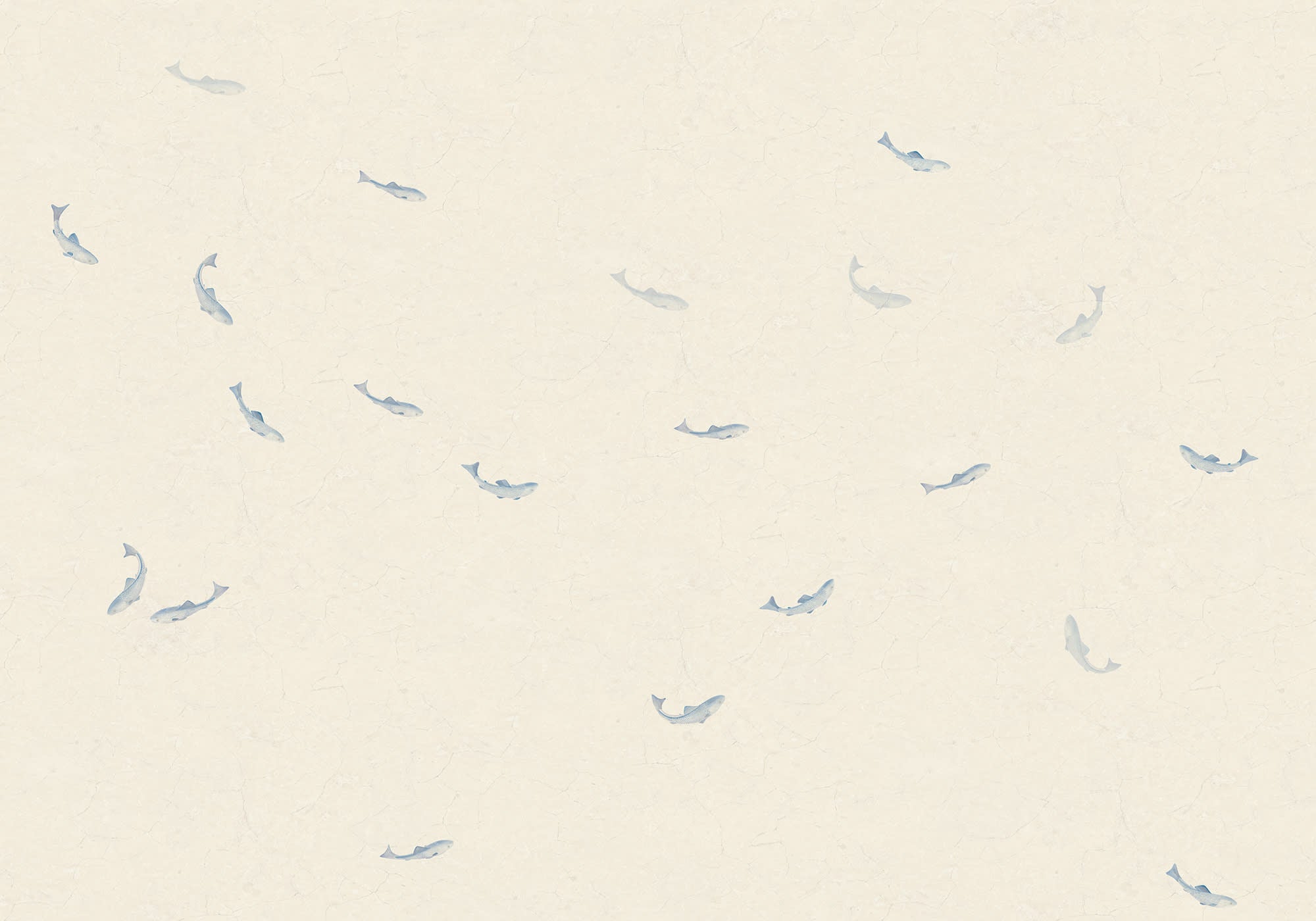 Sandberg Hav Behang S10353 - Misty Blue