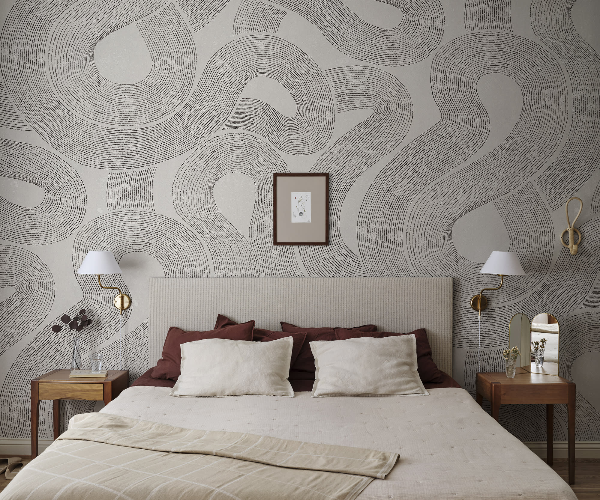 Sandberg Zen Mural Behang S10357 - Graphite
