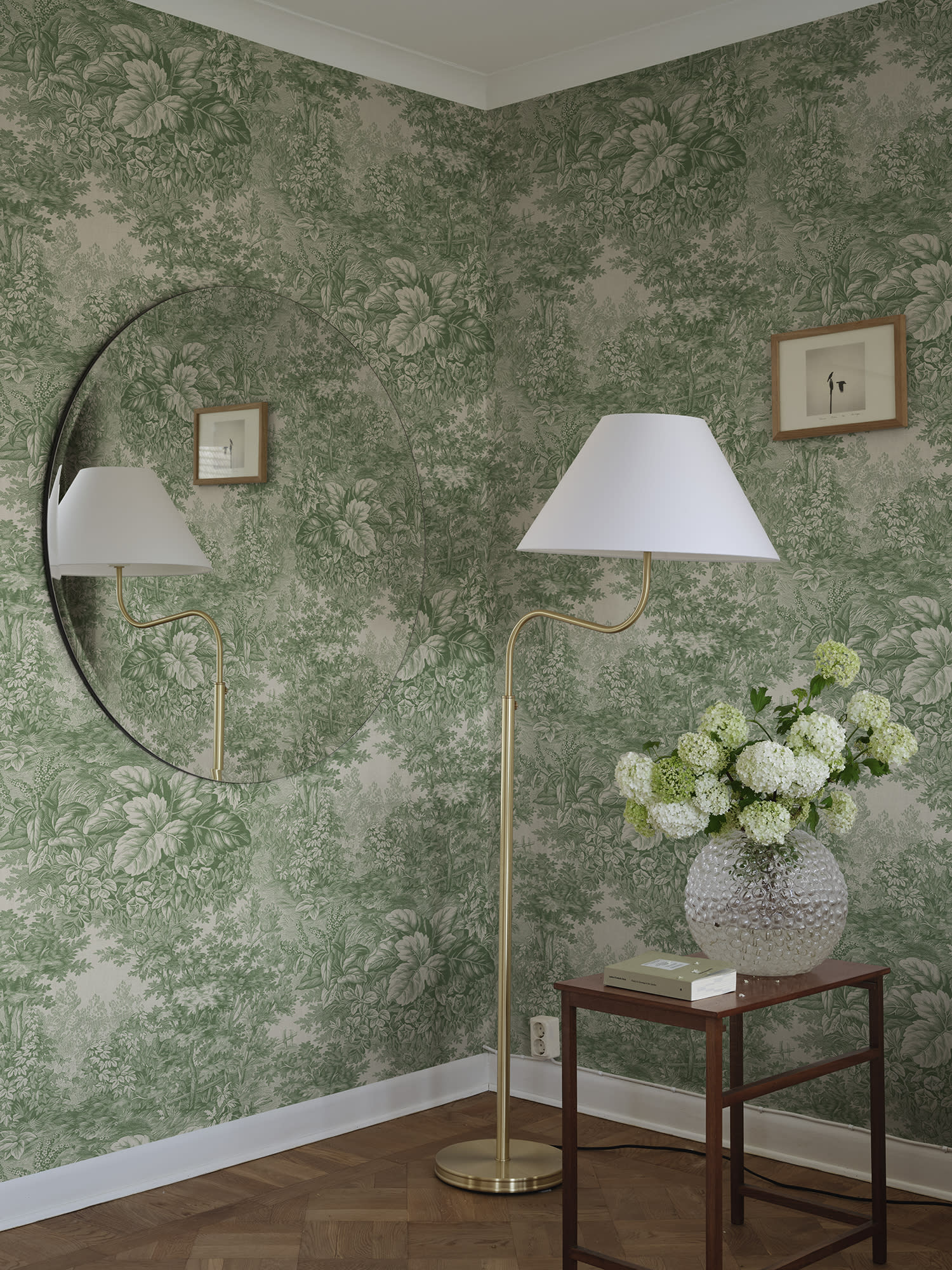 Sandberg Forest Toile Behang S10403 - Green